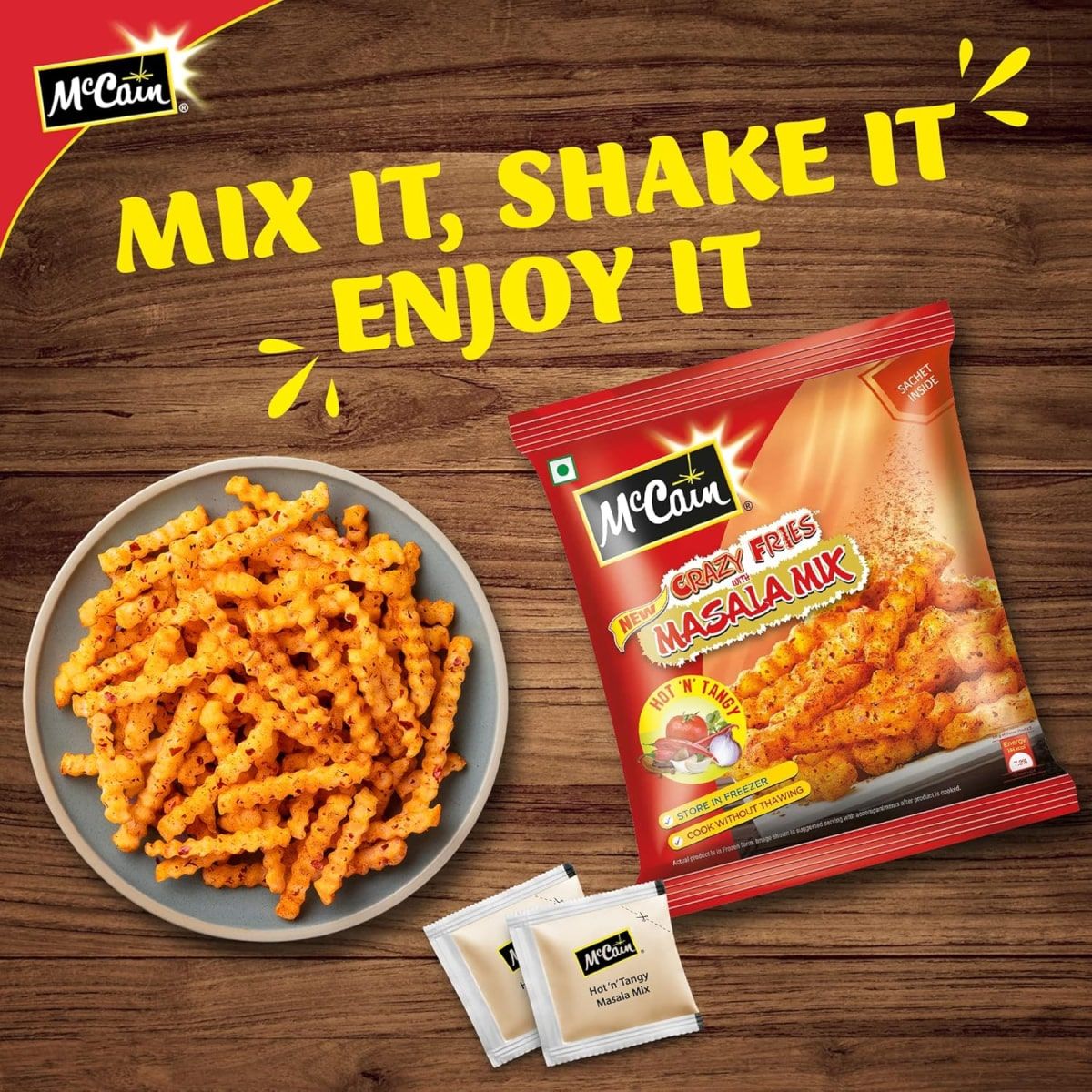McCain Crazy Fries Masala MixHot 'n' Tangy