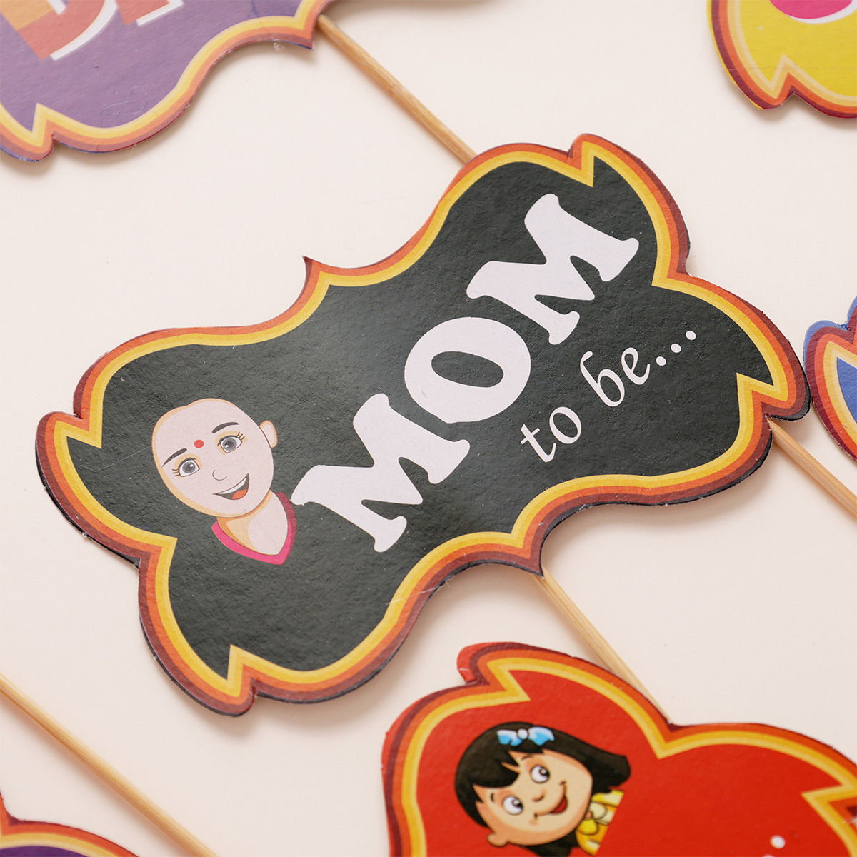 Propcon Family-To-Be Party Props | English