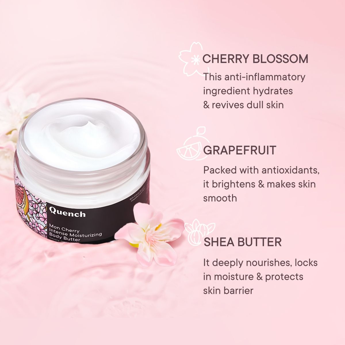 Quench Mon Cherry Intense Moisturizing Body Butter