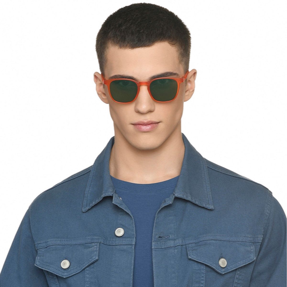 Lenskart Hustlr Unisex Solid Wayfarer Sunglasses | Grey