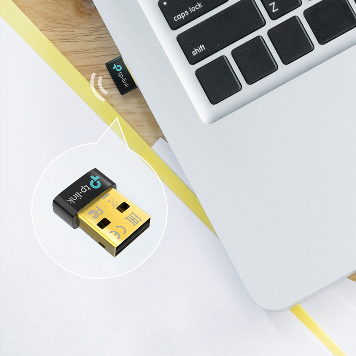 TP-Link UB500 Bluetooth 5.3 Nano USB Adapter ,Dongle Receiver Supports Windows - Black