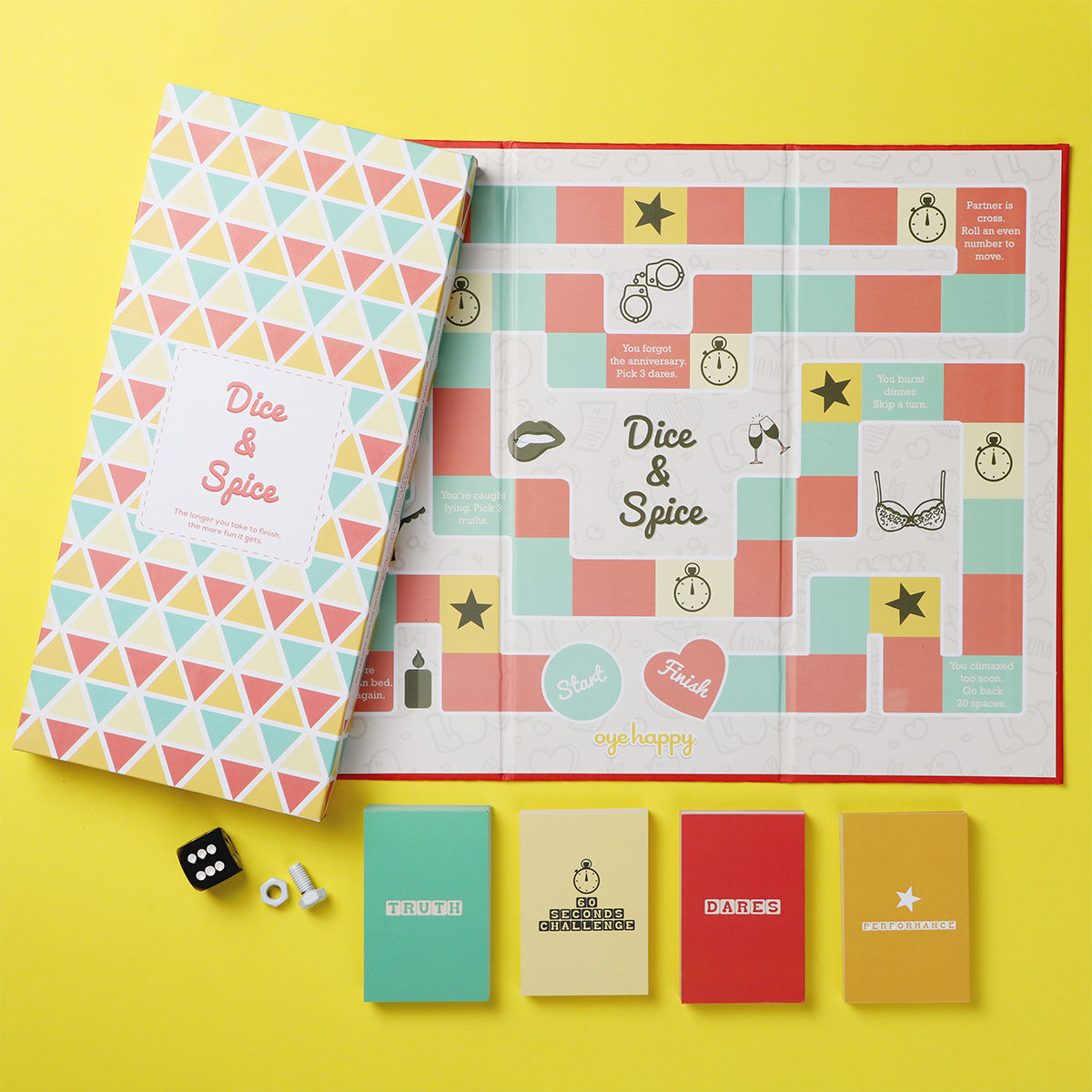 Oye Happy Dice and Spice Love Game