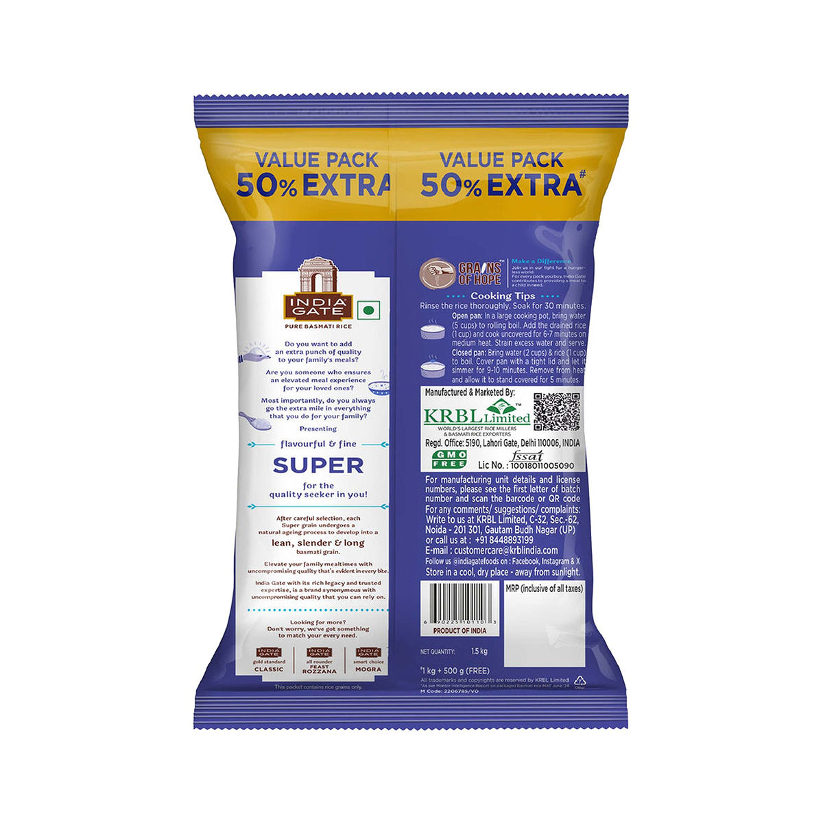 India Gate Flavourful and Fine Super Basmati Rice | Perfectly Aged Rice