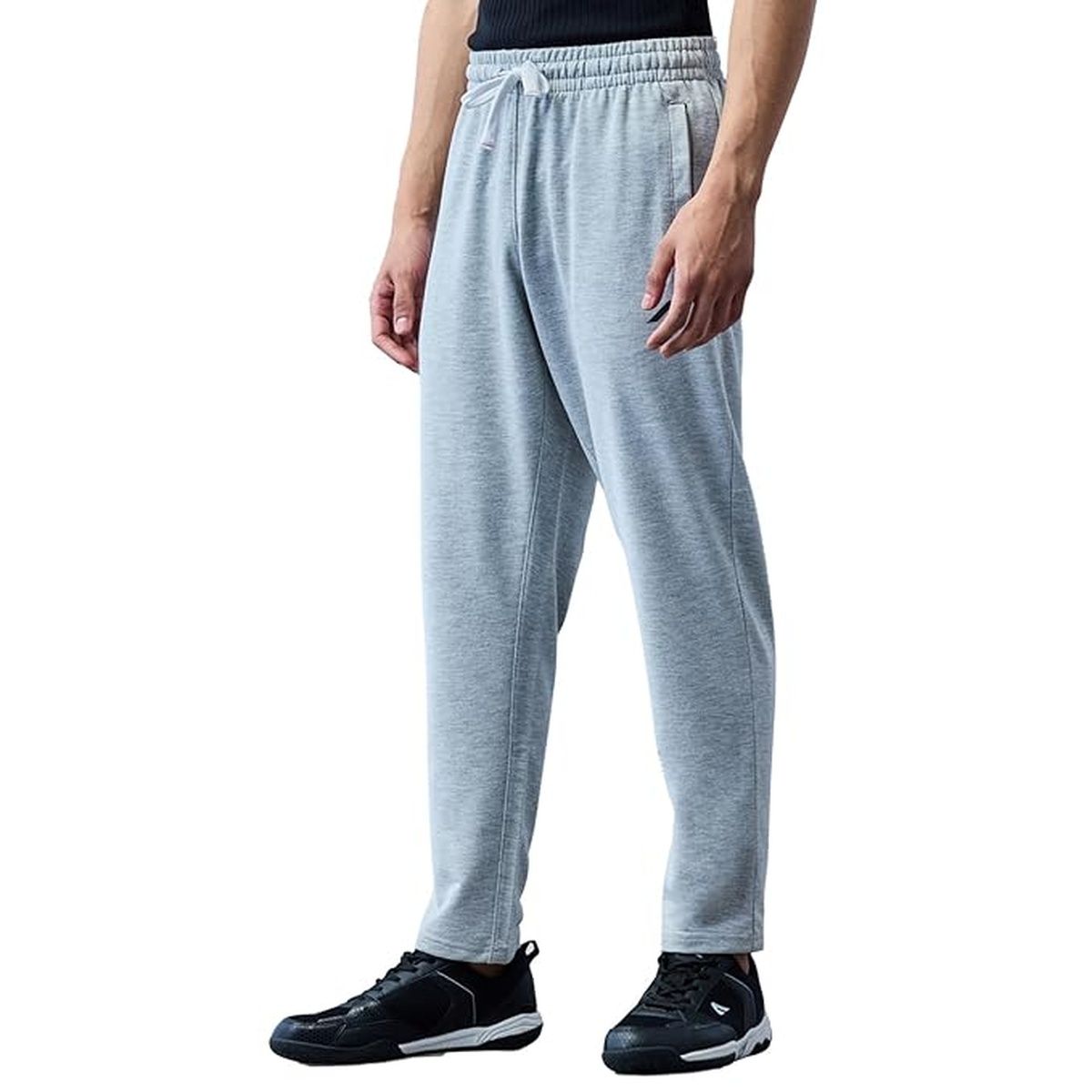Boldfit Men's Track Pant Comfortable Lower Cotton Night Breathable Regular | Grey - S