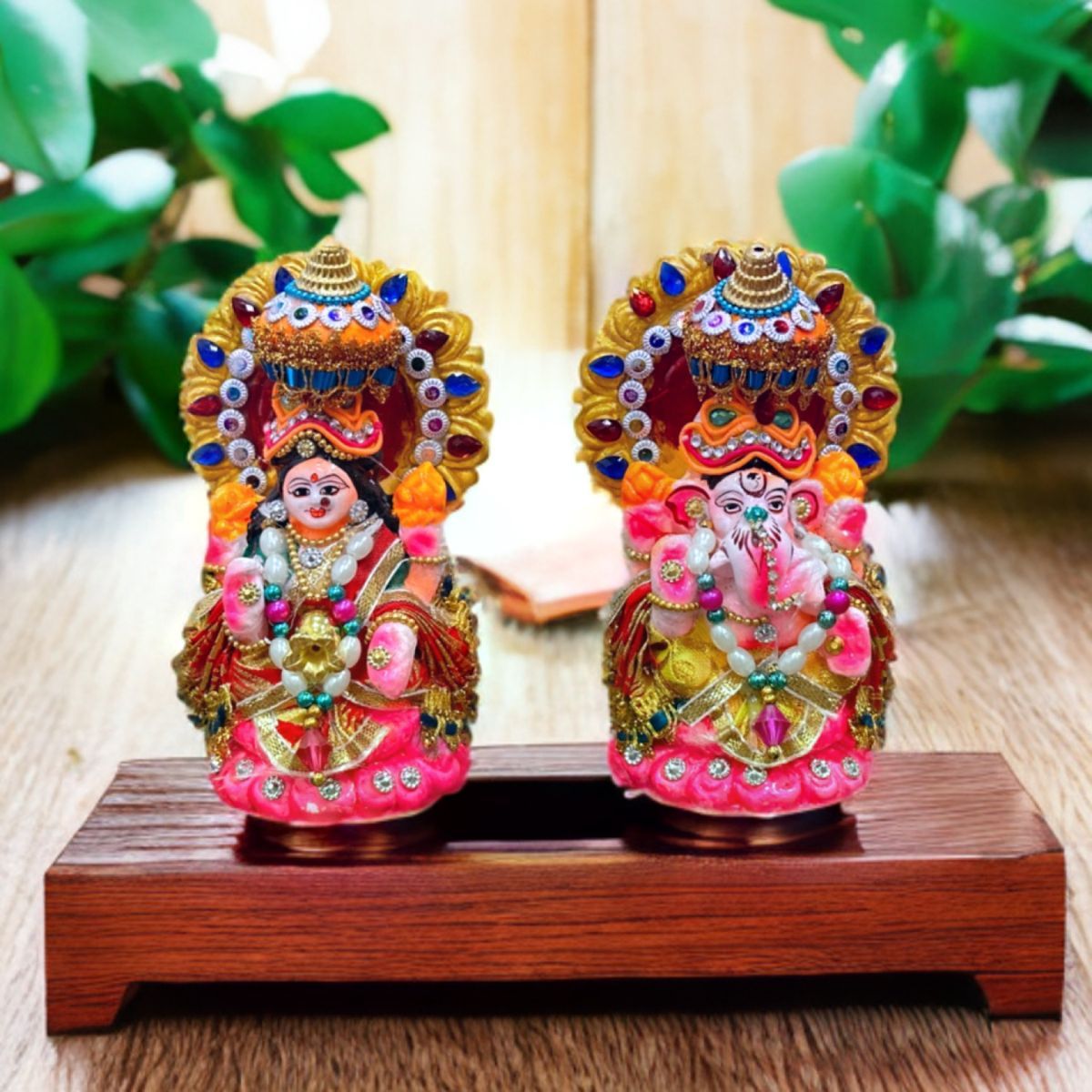 Diacraft Lakshmi Ganesh Idol - Diwali Puja | 4 Inch