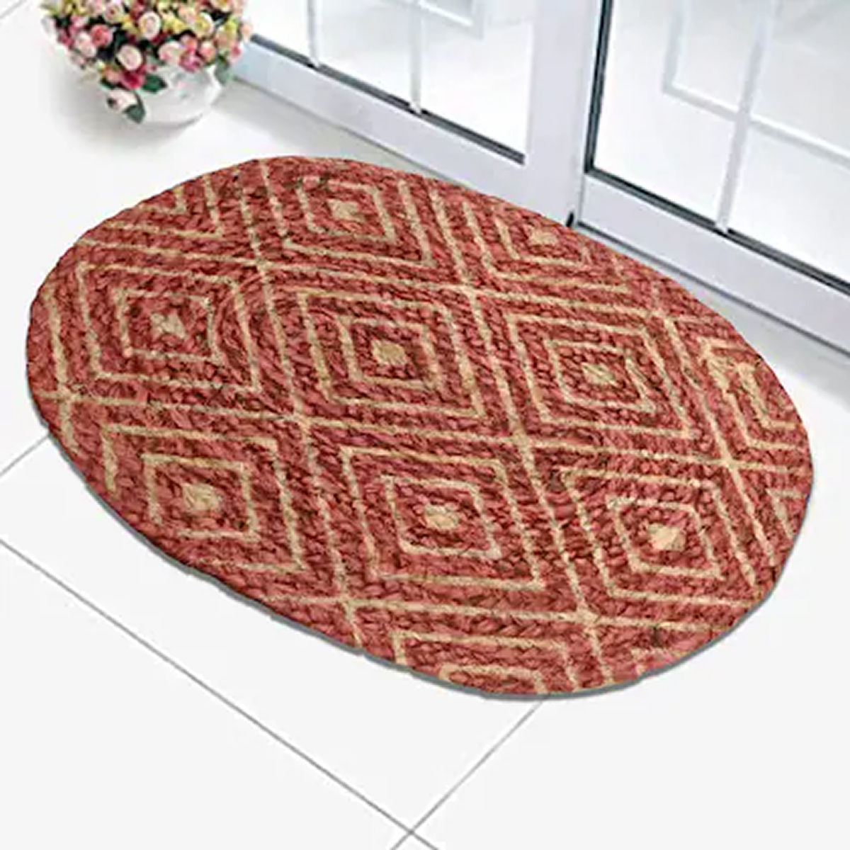 Elegant Weavers Jute Mat | Pack of 2 - Assorted Colors