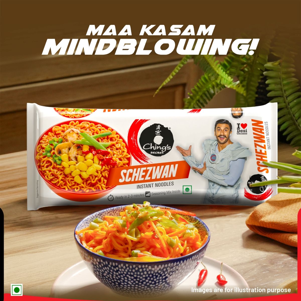 Ching's Secret Schezwan Instant Noodles (240 g) Combo