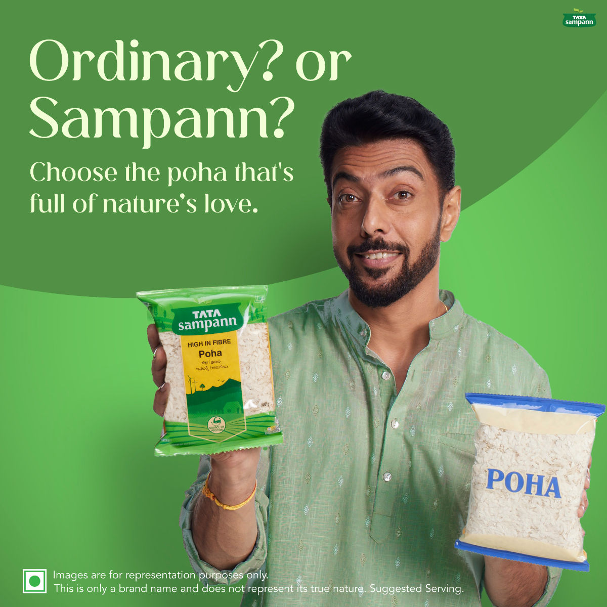 Tata Sampann Thick Poha 1 kg Combo