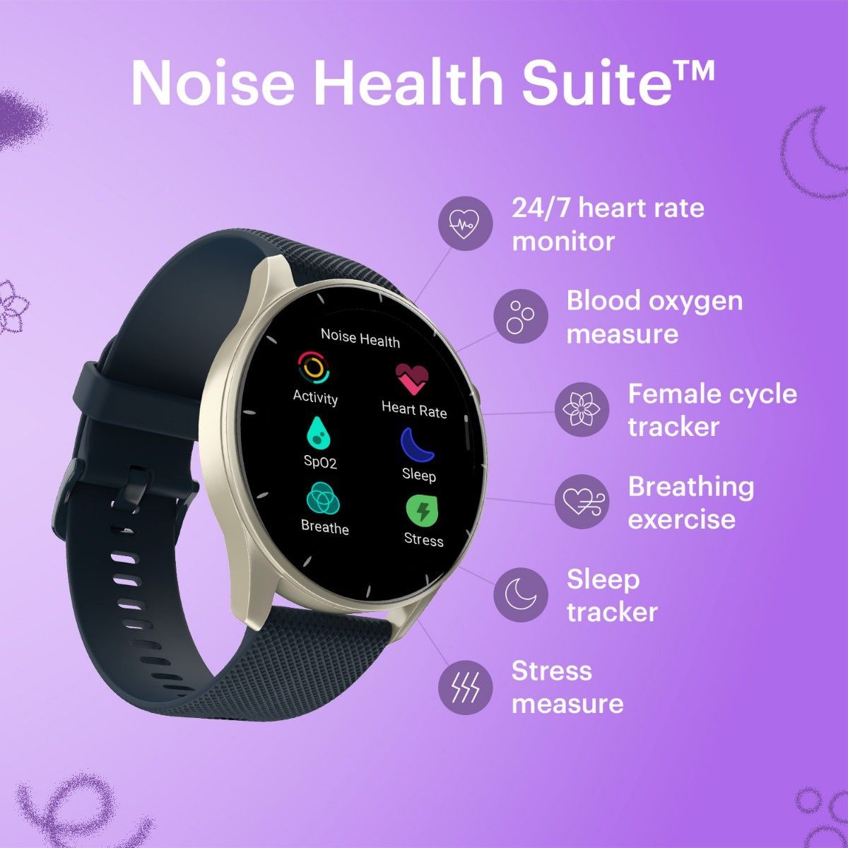 Noise NoiseFit Crew Smartwatch - Midnight Blue