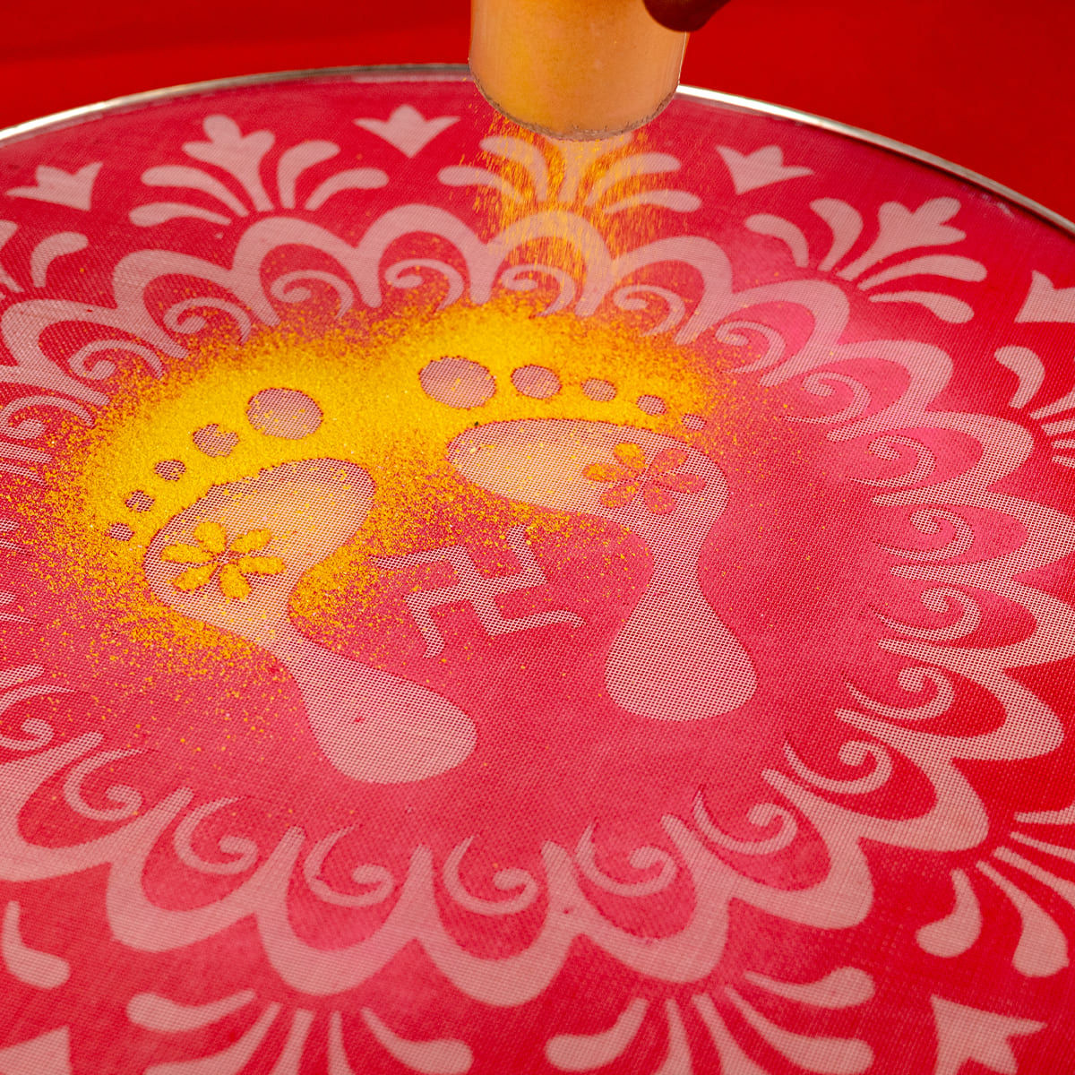 Gullak Rangoli Stencil Plain Jali Dabbi