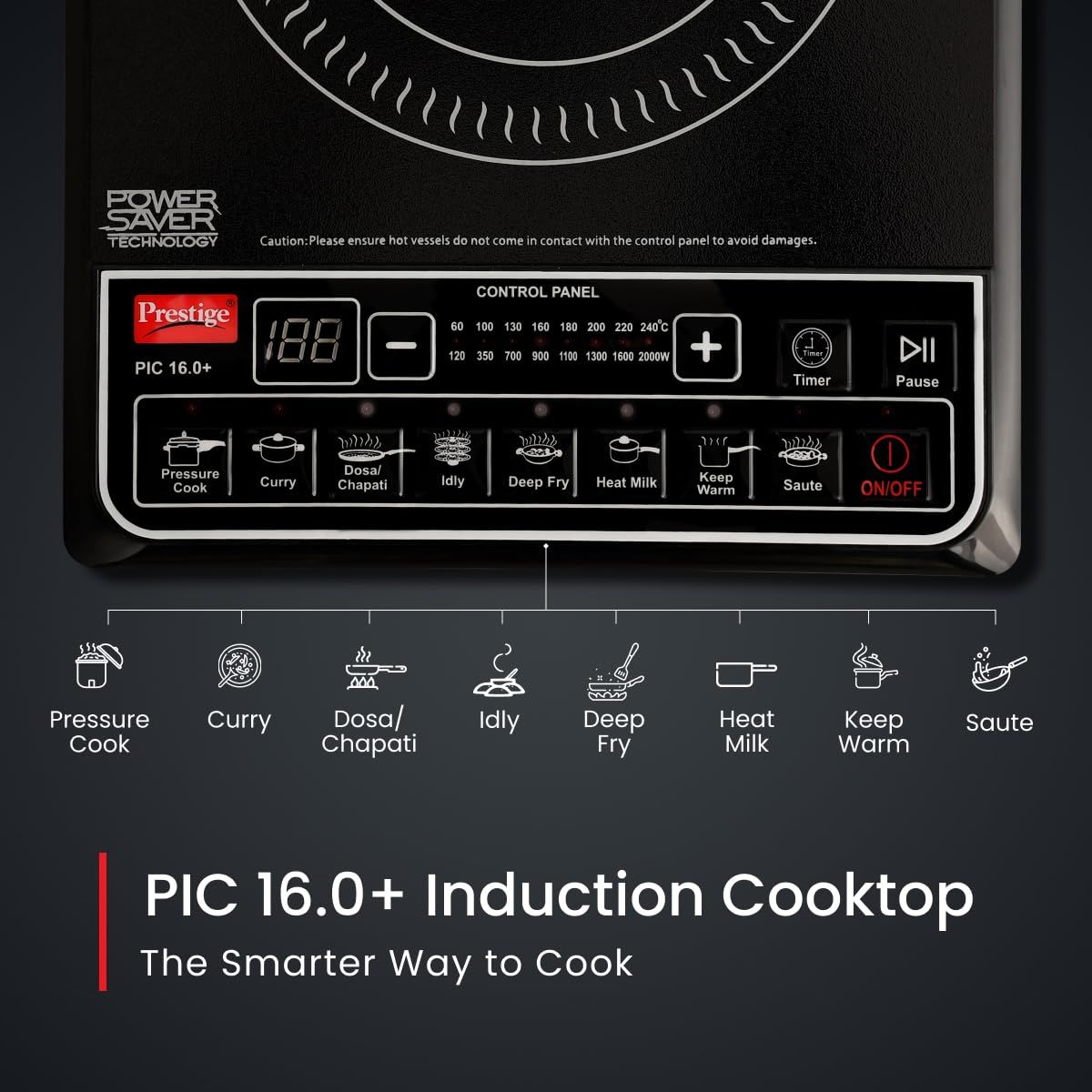 Prestige Induction Cook-Top Pic 16.0 Plus