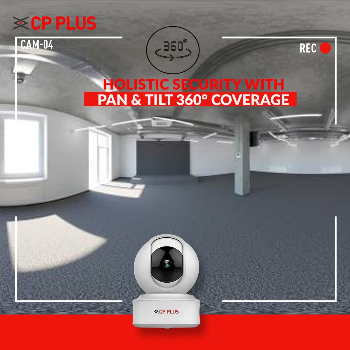 CP Plus 2MP Full HD Smart Wi-Fi Cctv Home Security Camera