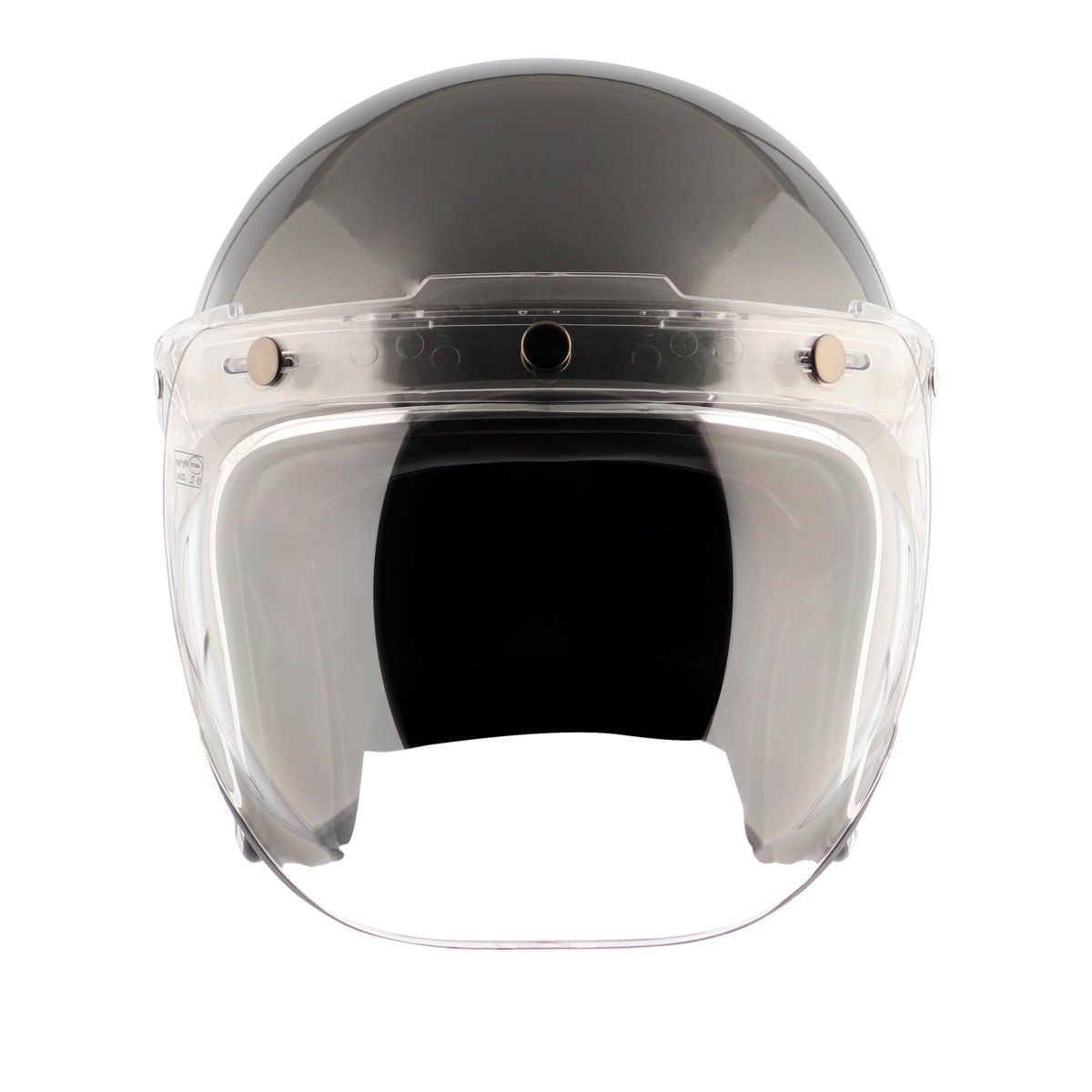 Axor Retro Jet Sportz S13 Isi Ece And Dot Certified Open Face Helmet - Athena Grey Black - M