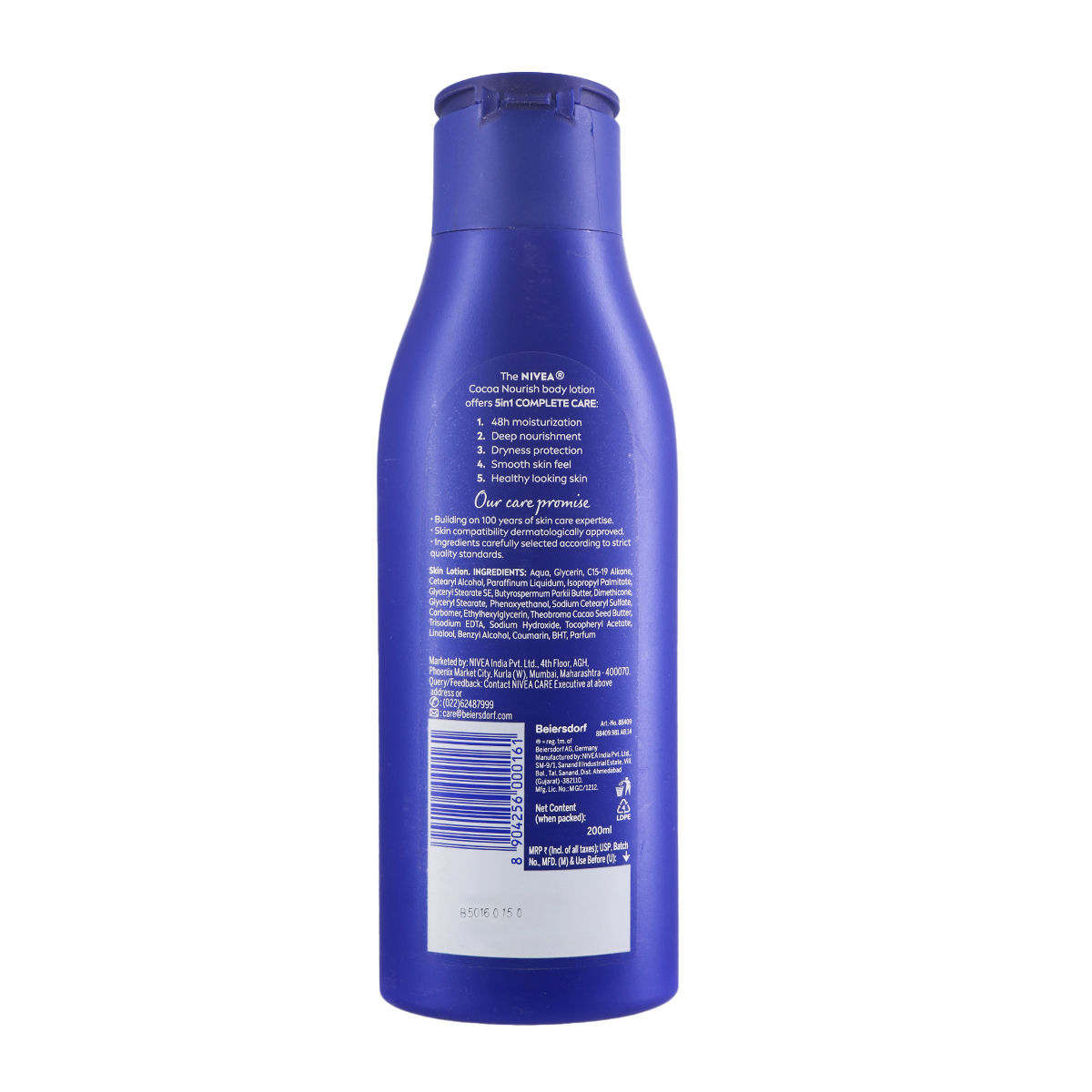 NIVEA Cocoa Nourish Body Lotion|Deep Moisture Serum|Non Greasy|Moisturiser For Very Dry Skin
