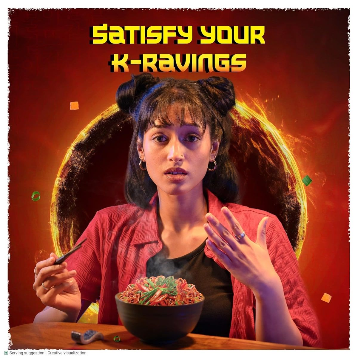 Sunfeast Yippee! Korean Noodles Fiery Hot 75 g Combo