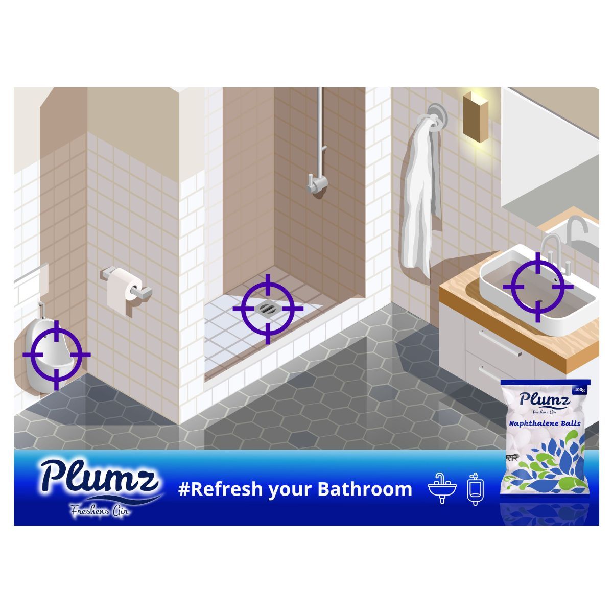 Plumz Naphthalene Balls