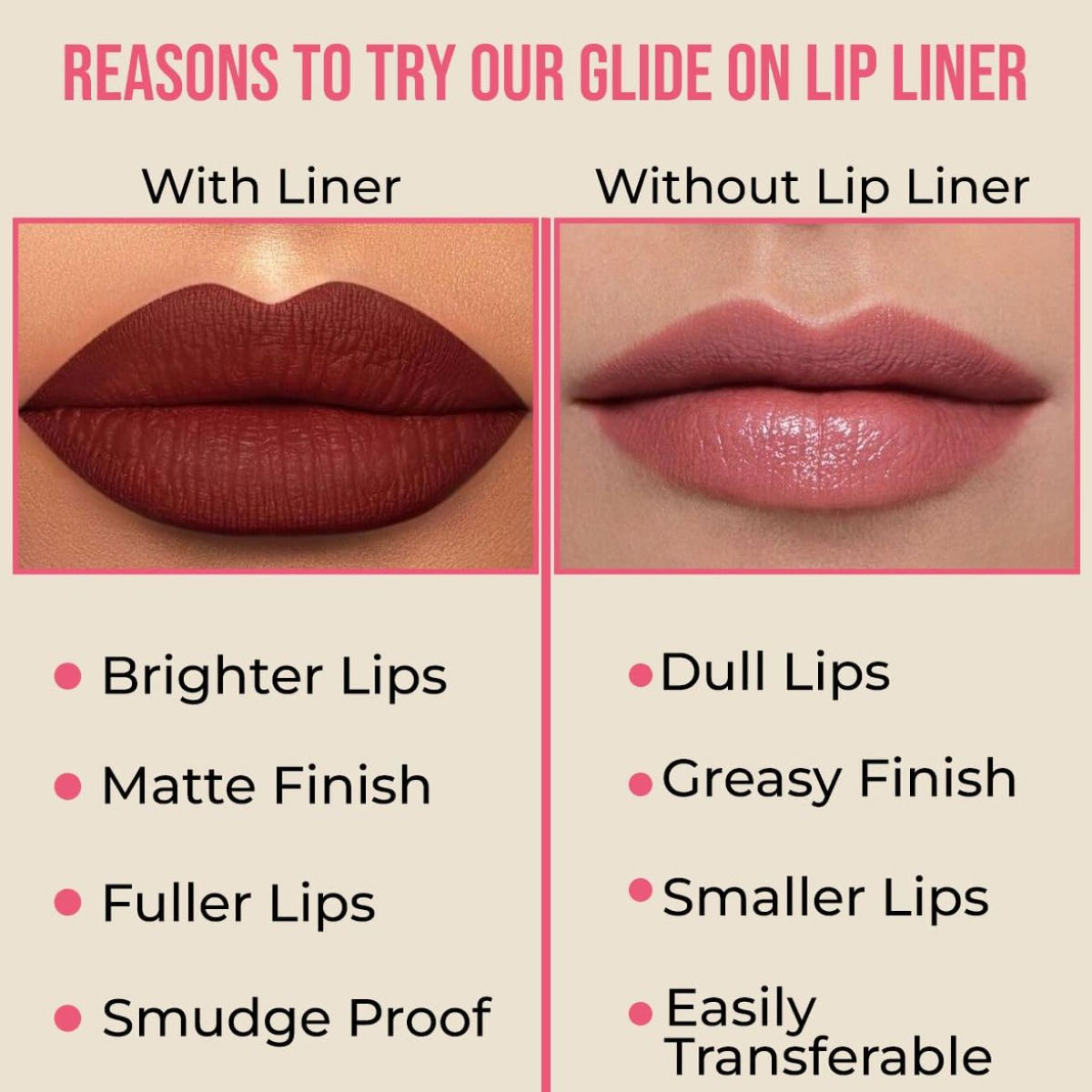 Insight Cosmetics Glide On Lip Liner (Set Of 12)