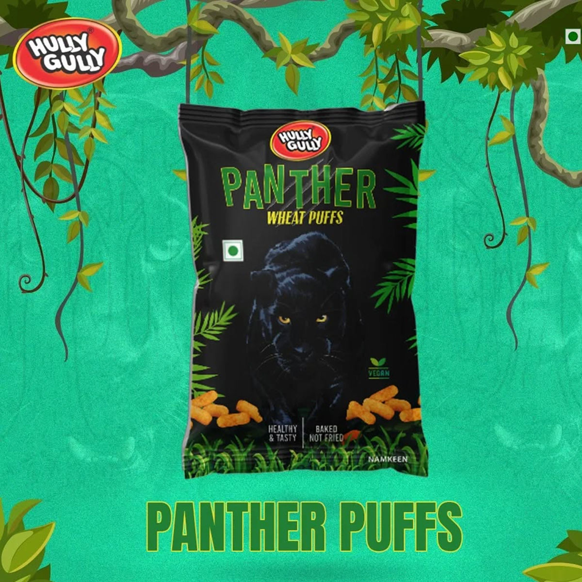 Hully Gully Panther Wheat Puffs