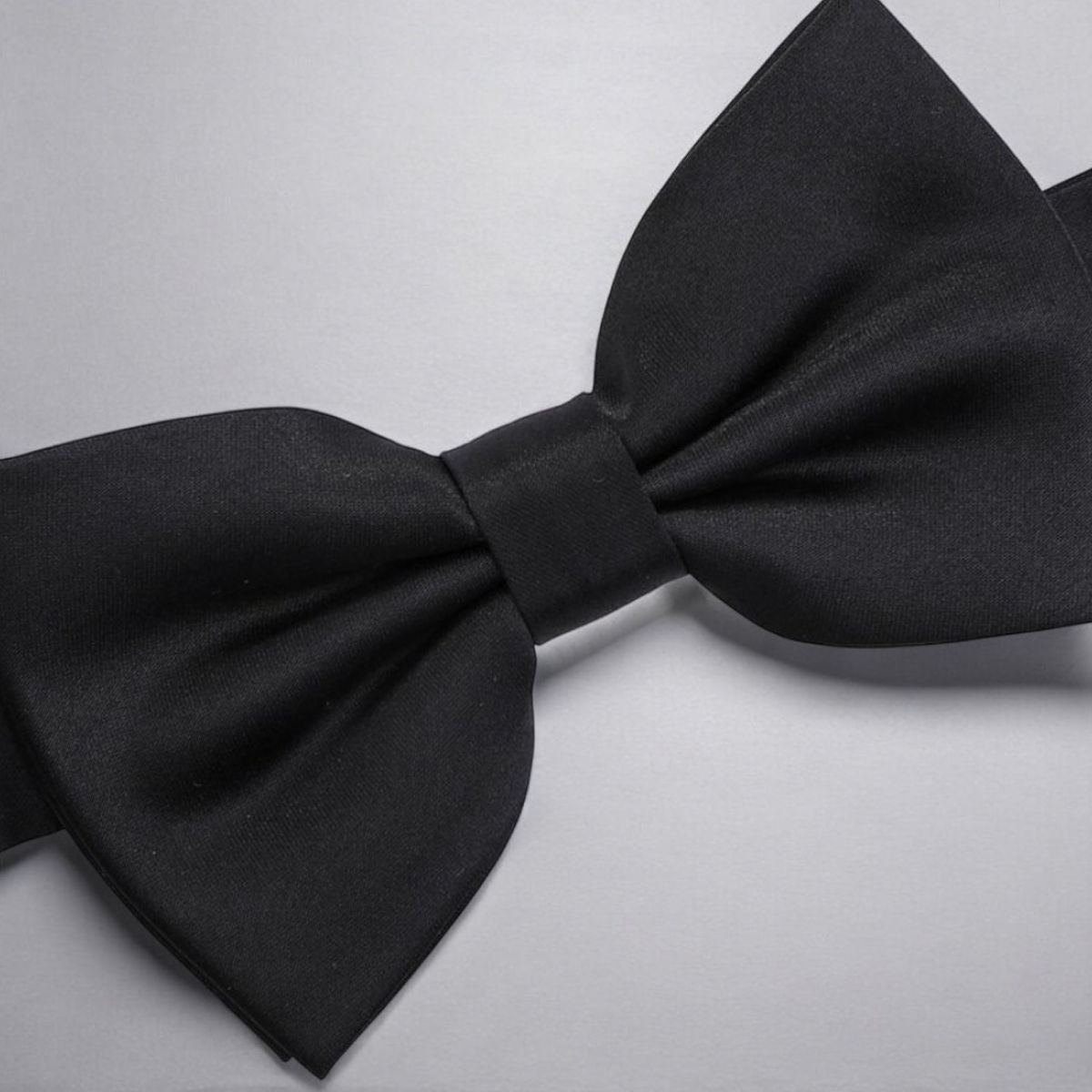 Calvadoss Men's Solid Bow Tie | BOW 2159 | Black