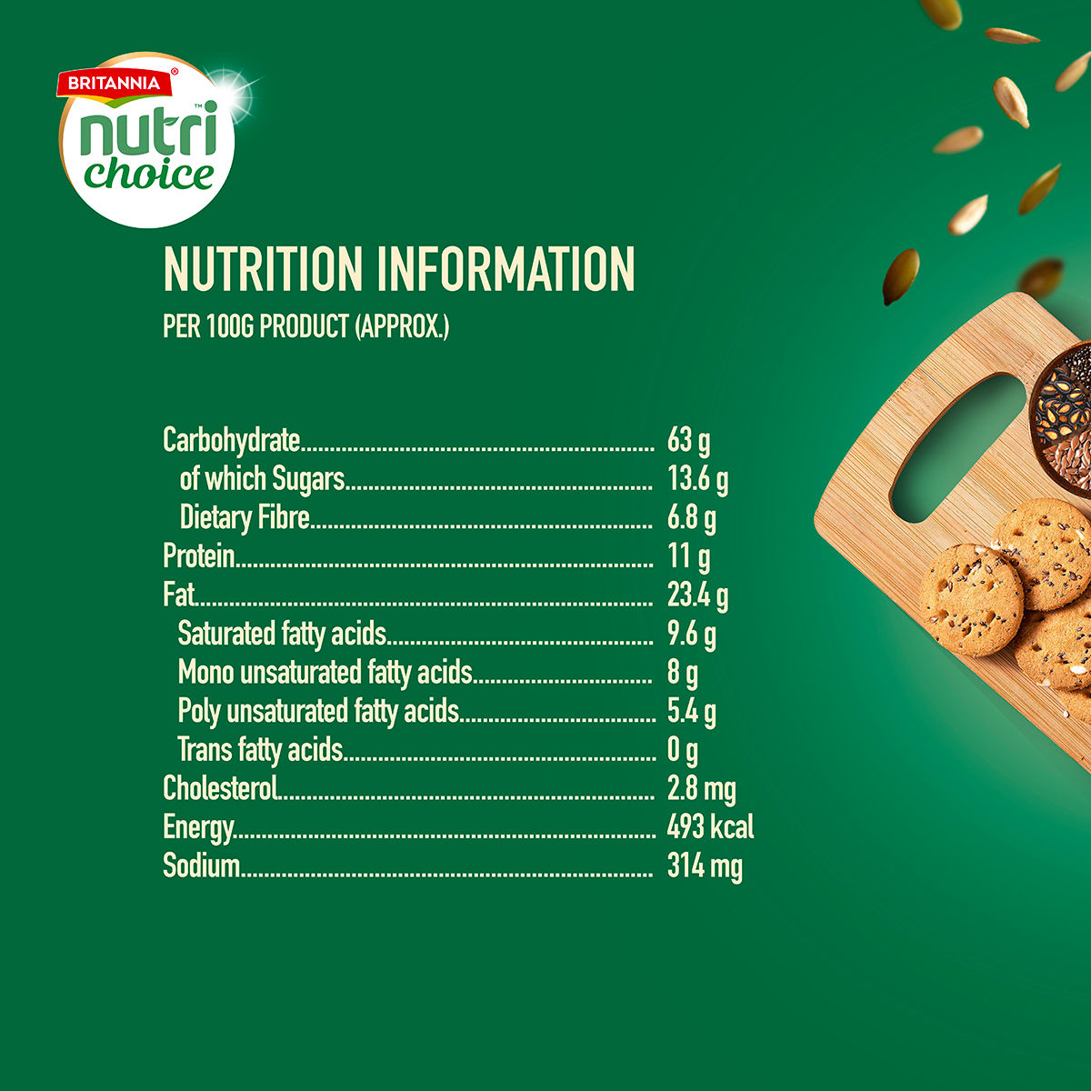 Britannia Nutrichoice Seeds Biscuits 75 g Combo