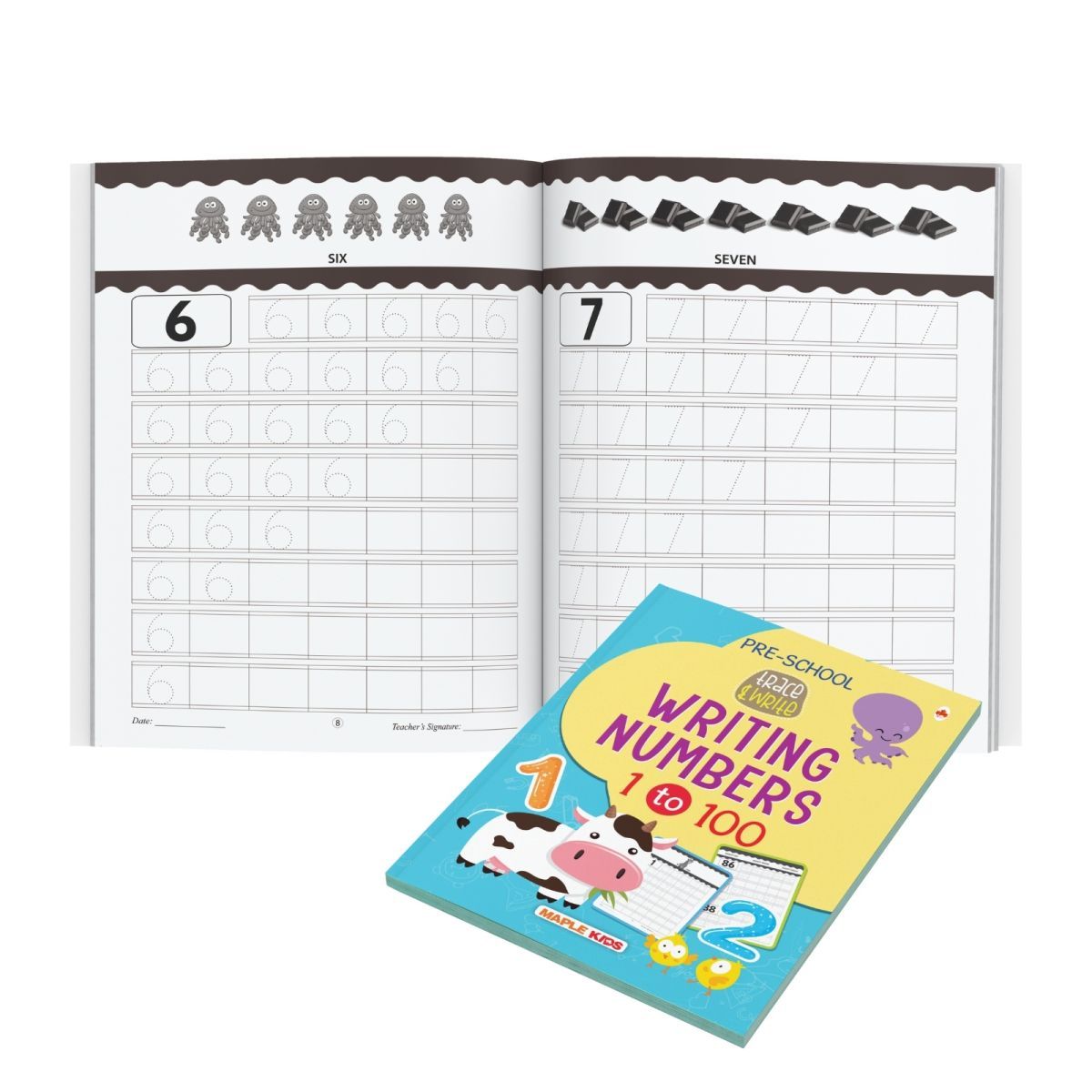 Writing Books For Kids | Learn Abc | Numbers 1-100 | Set Of 4 | Lkg
