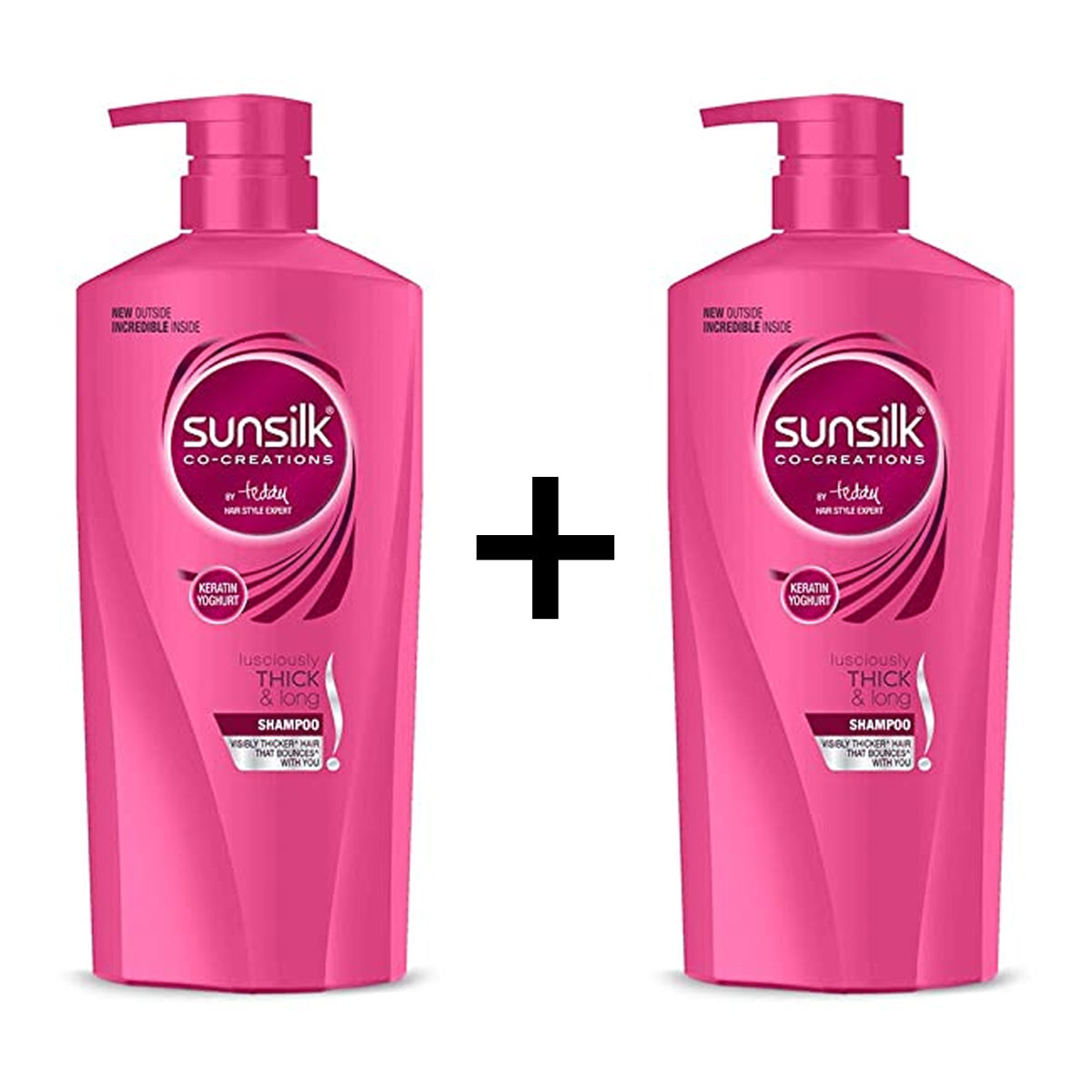 Sunsilk Lusciously Thick & Long Shampoo 650 ml X 2 Combo