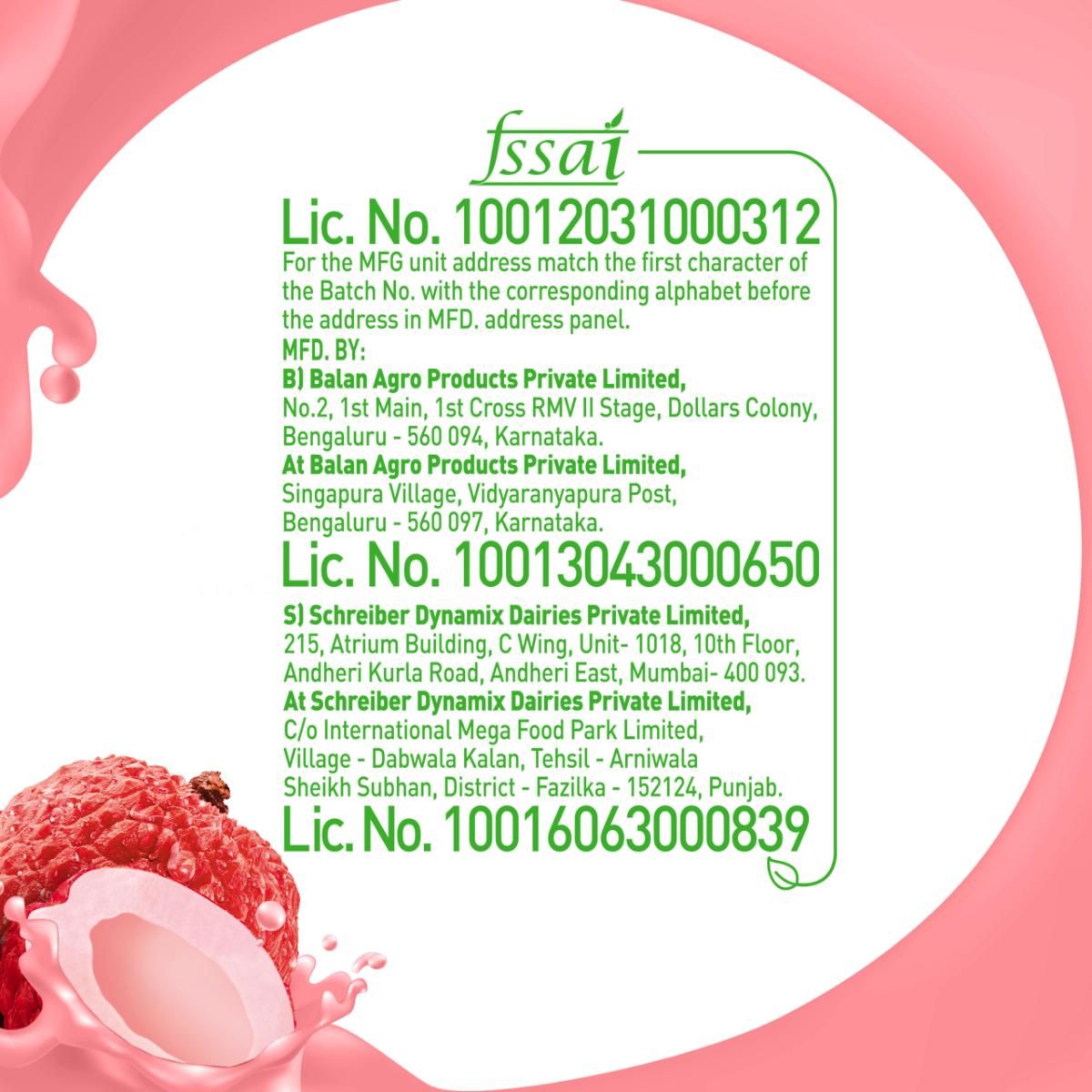 B Natural Litchi Juice Tetrapack 1 l Combo