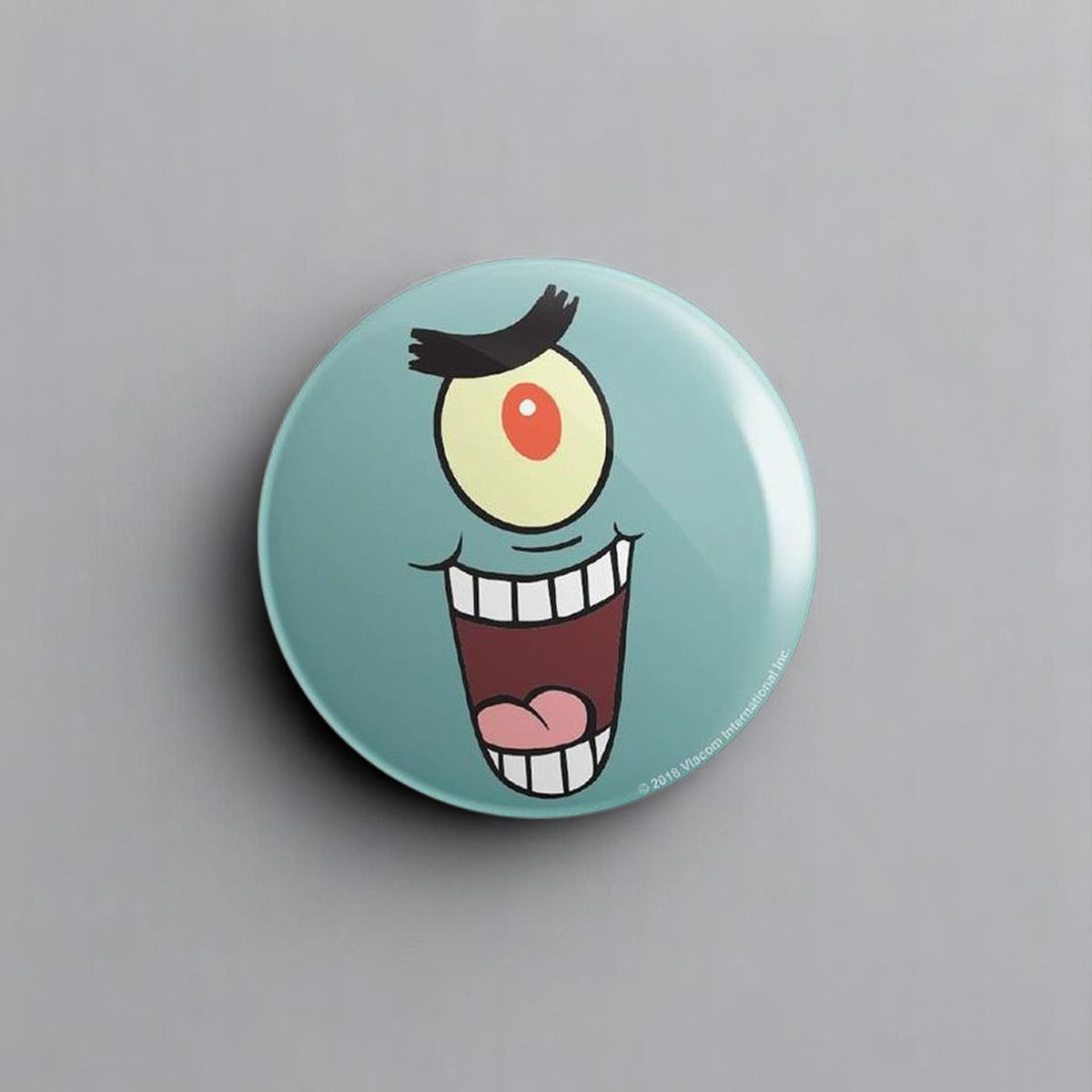House Of Festivals Plankton- Face - Spongebob Squarepants Official Badge