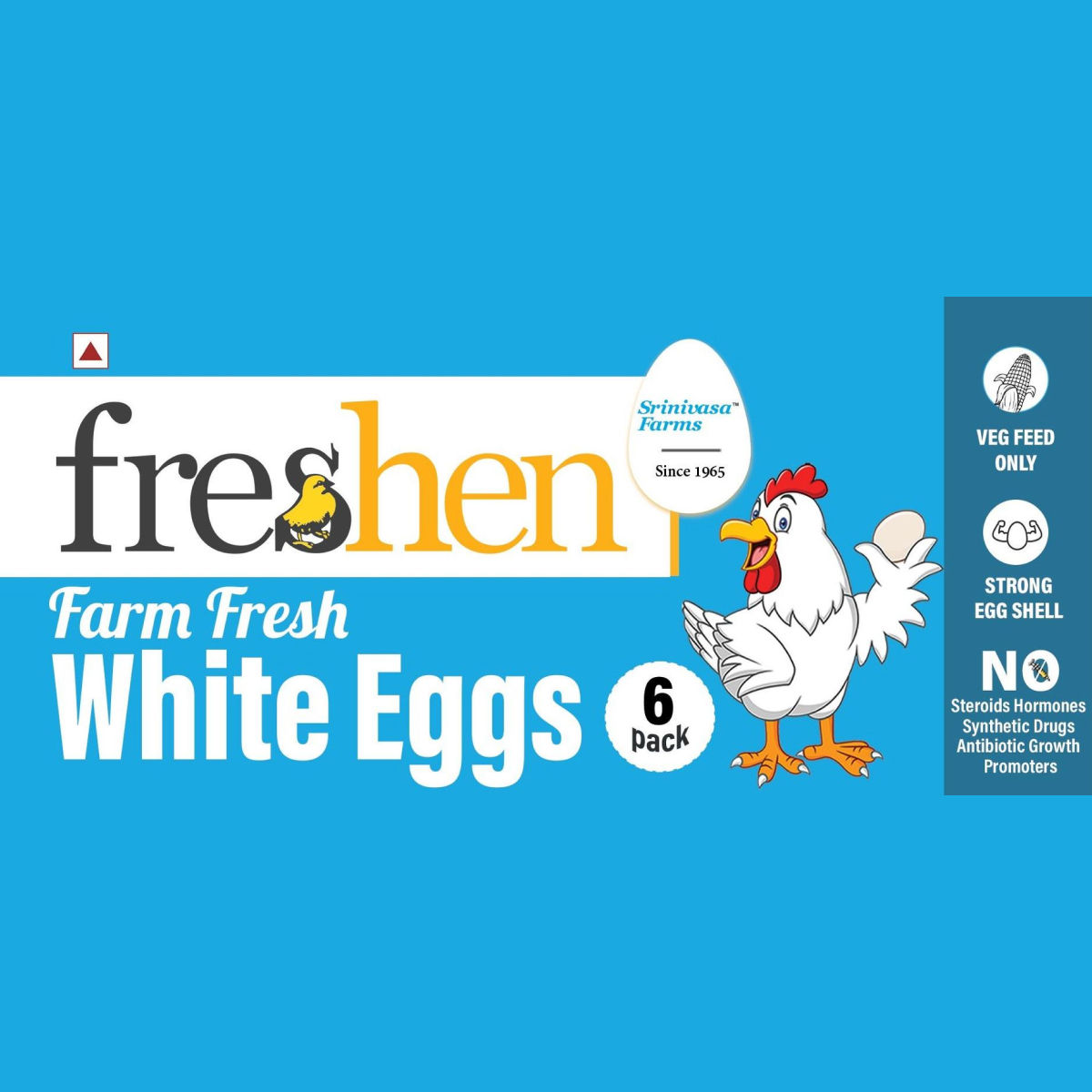 Freshen White Eggs 6 pc Combo