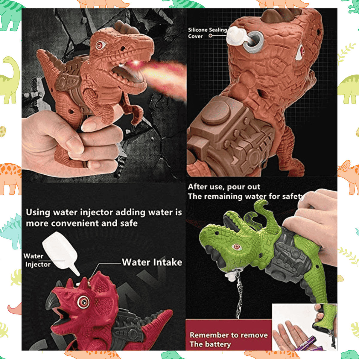 Toytales Dino Smoke Gun - Assorted