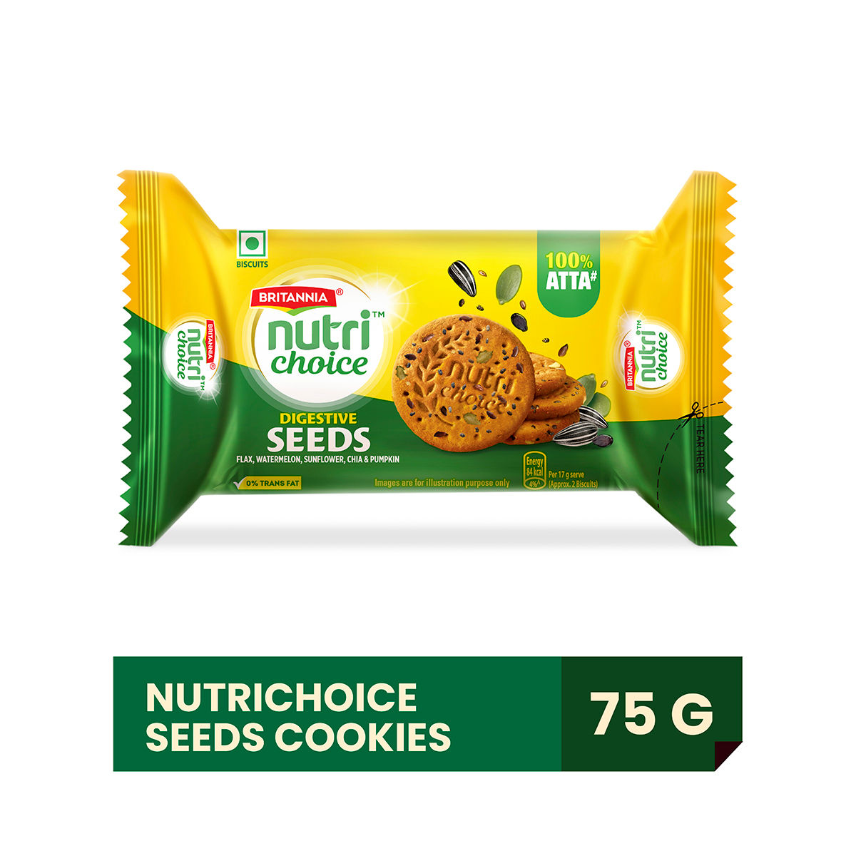 Britannia Nutrichoice Seeds Biscuits 75 g Combo