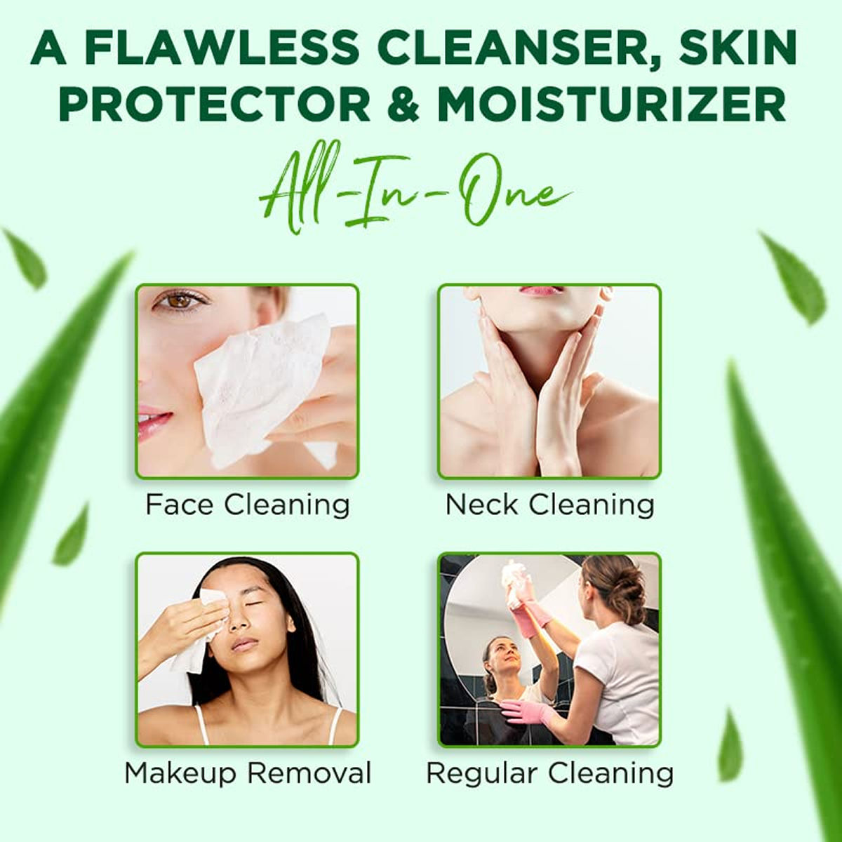 Pro Skin Refreshing Wipes - Neem & Aloe Vera, 25 pcs