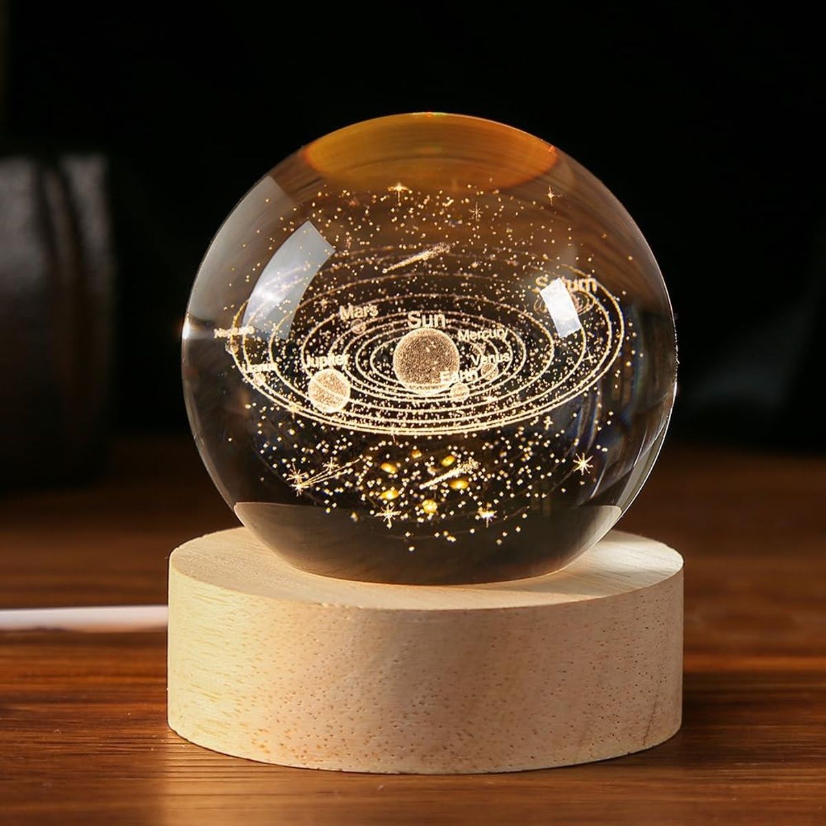 Divine Vibes Crystal Ball Night Light