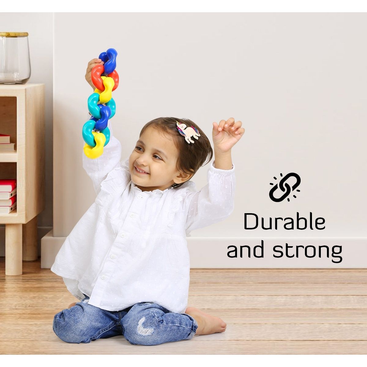 Hamley's Shooting star Rainbow links Baby toys linking toy Multicolor 0M+