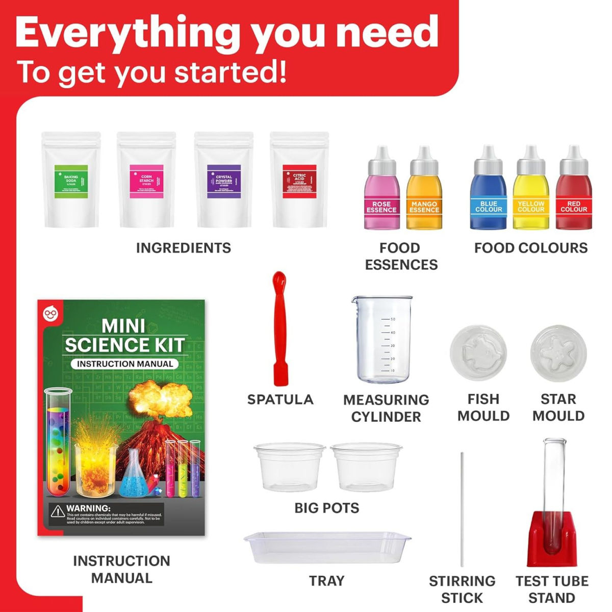 Einstein Box Mini Science Kit For Boys & Girls 6,7,8,9,10,11,12 Years Old