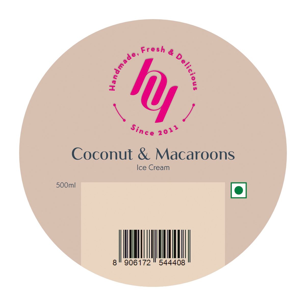 Huber & Holly Coconut And Macaroons Ice Cream Tub