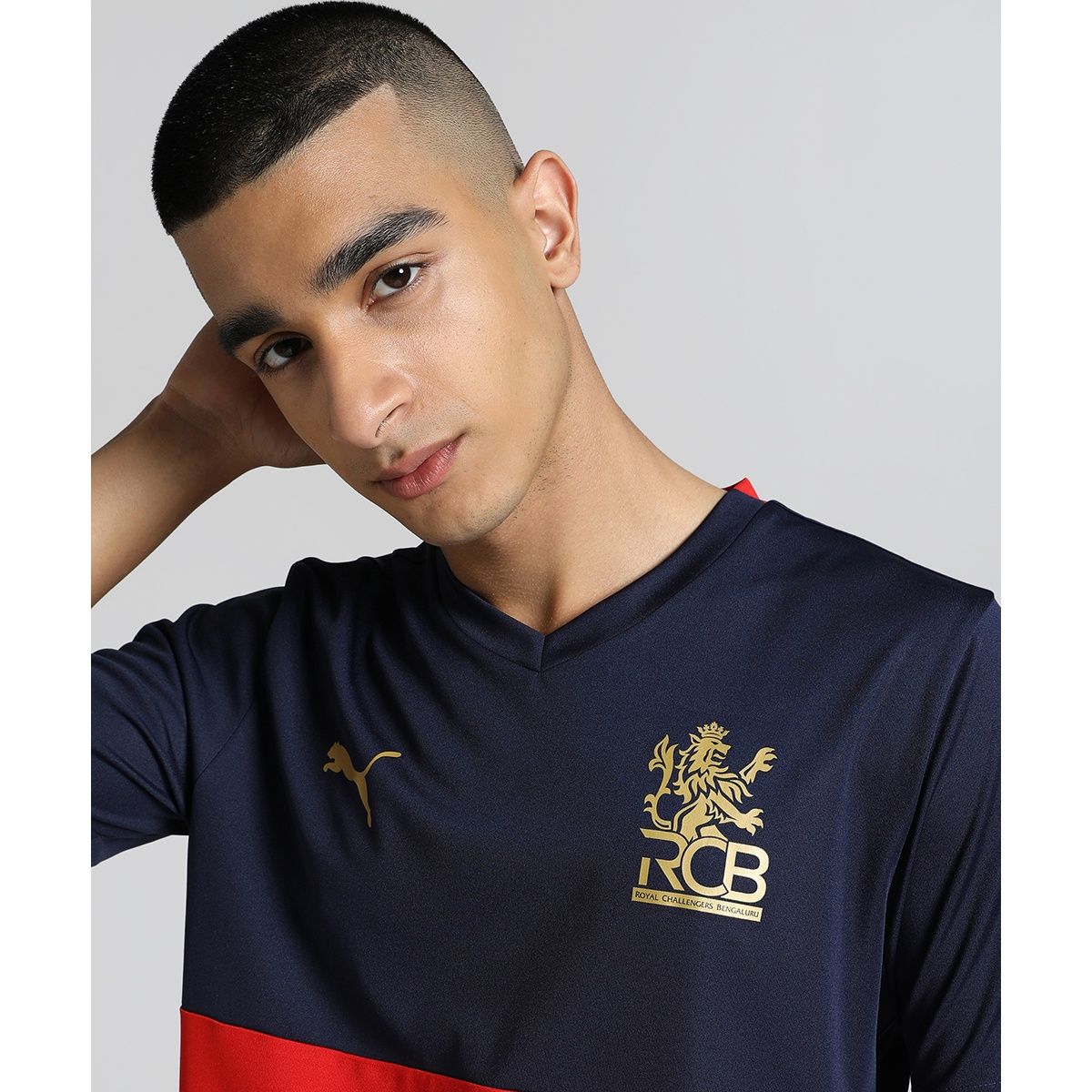 Puma Jersey Men's RCB Take Down M 2025 - Navy/Flame Scarlet | S