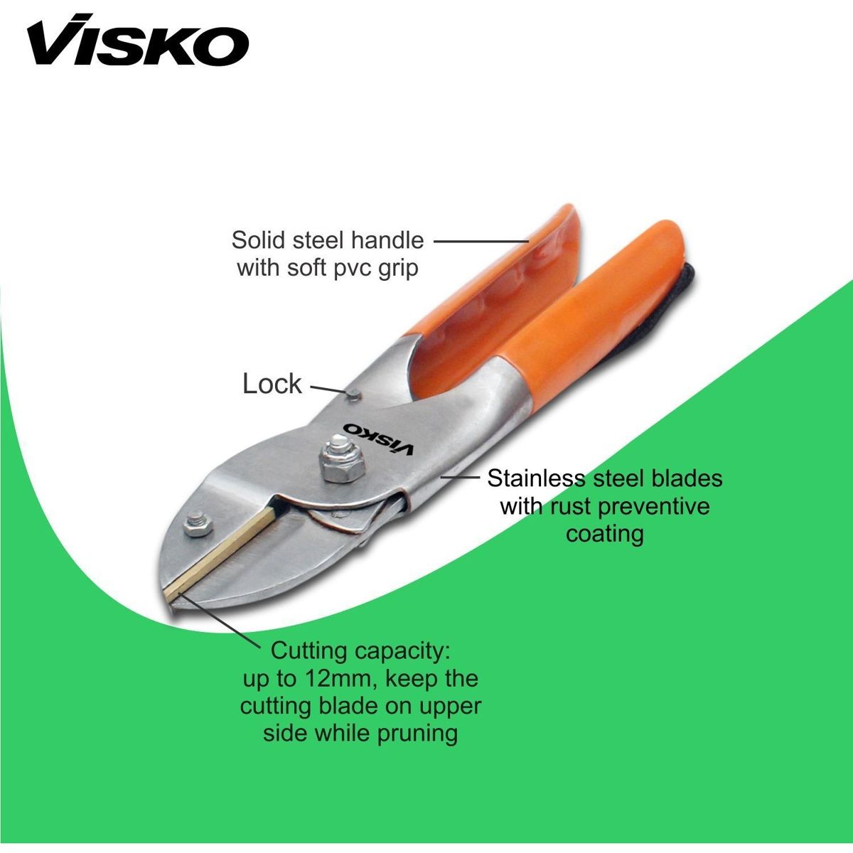 Visko 531 Garden Tools Set With 5 pcs Garden Tool Kit | 5 Tools