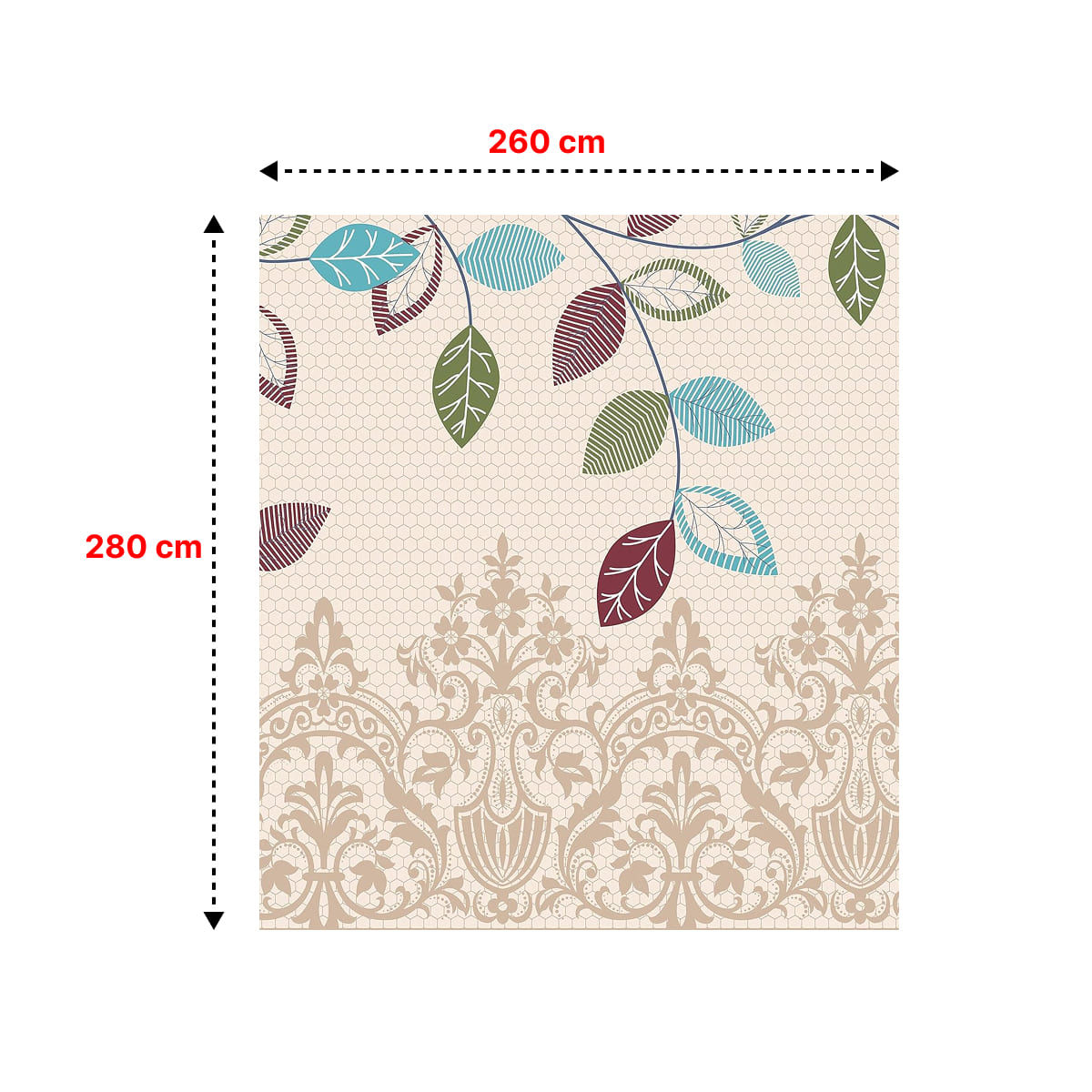 CG HOMES Double Bedsheet With Two Pillow Covers | Design Db650