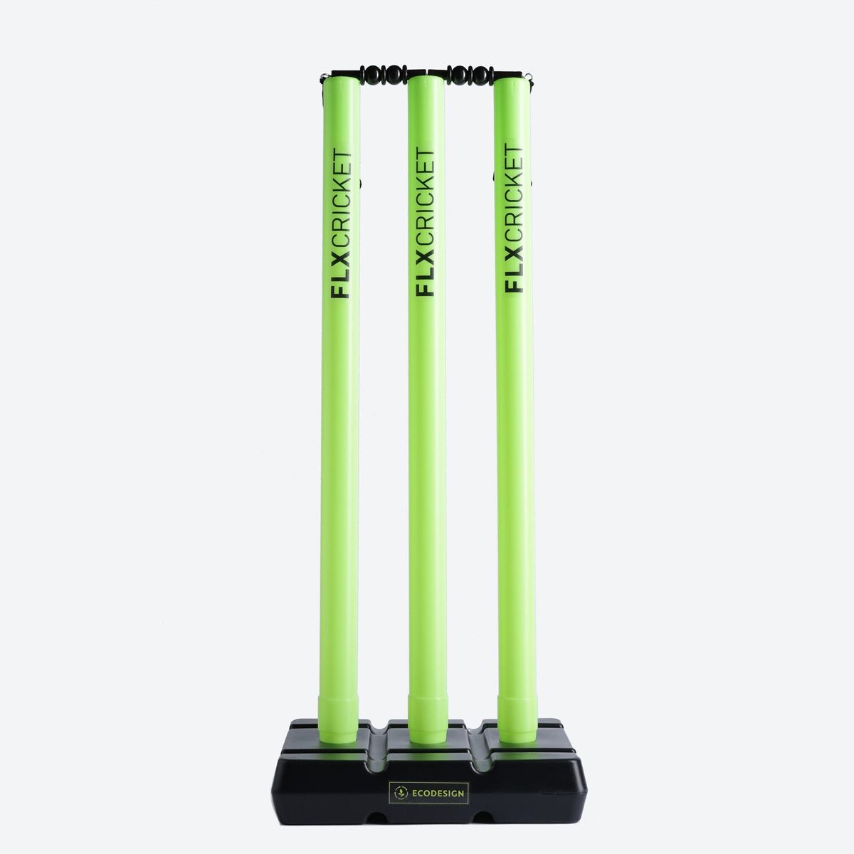 FLX By Decathlon | Plastic Stump Set Easy Setup Lime Green
