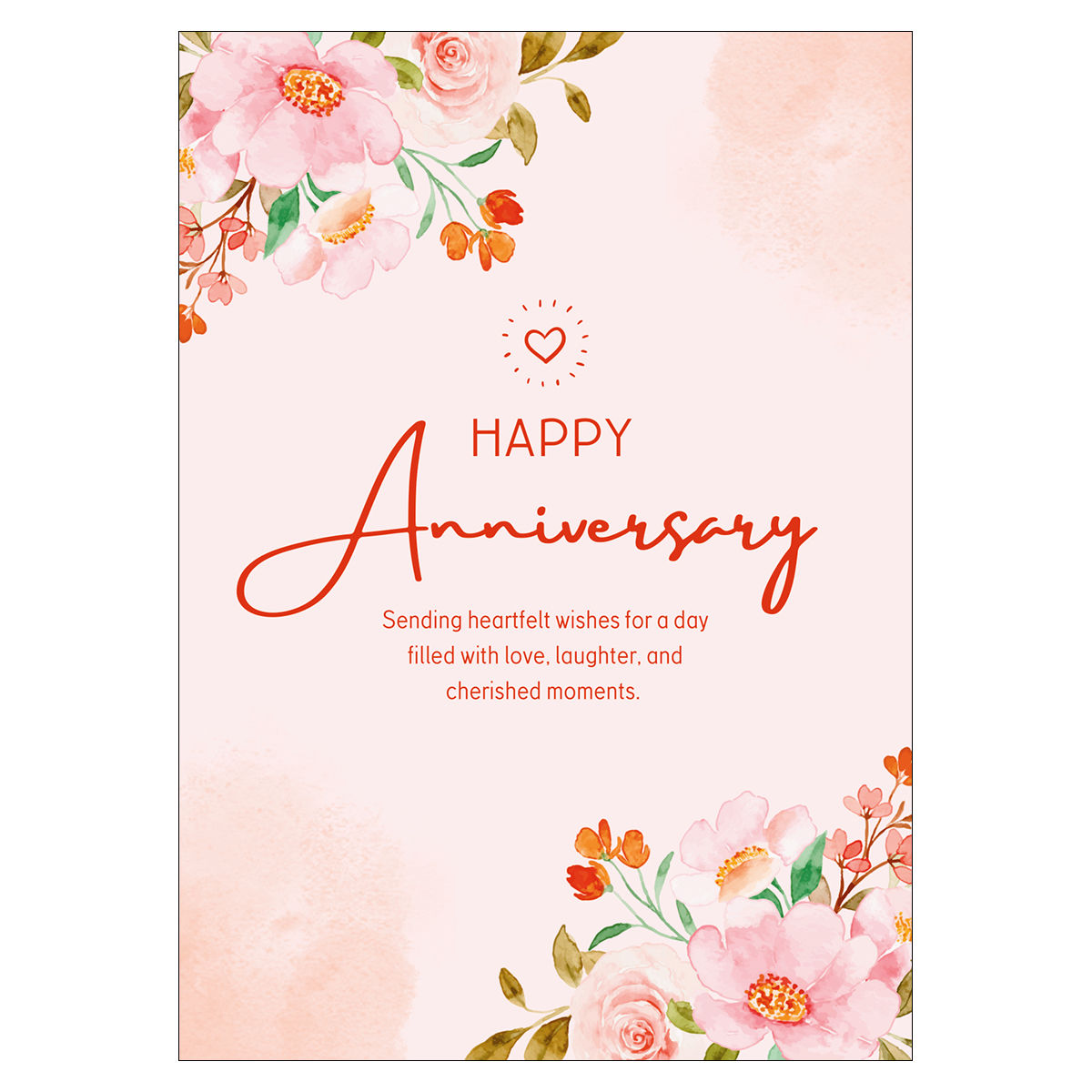 House Of Festivals Happy Anniversary Greeting Card - Design 4