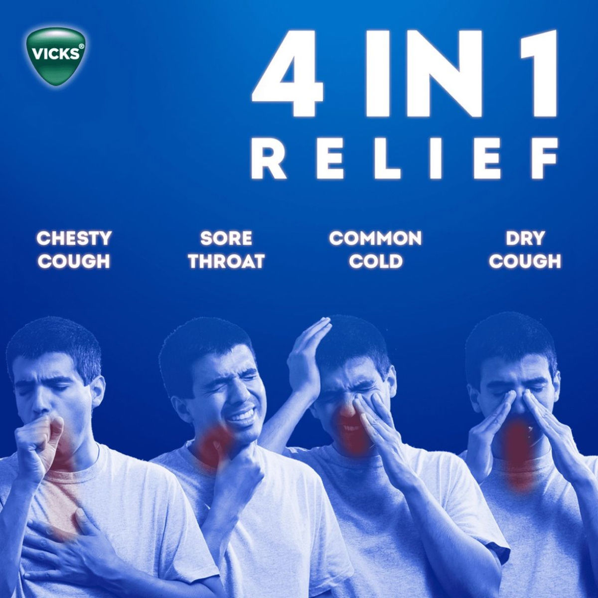 Vicks Cough Syrup, Fast Relief For Dry & Wet Cough, With Tulsi & Ginger