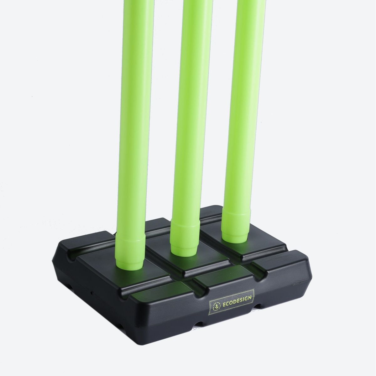 FLX By Decathlon | Plastic Stump Set Easy Setup Lime Green