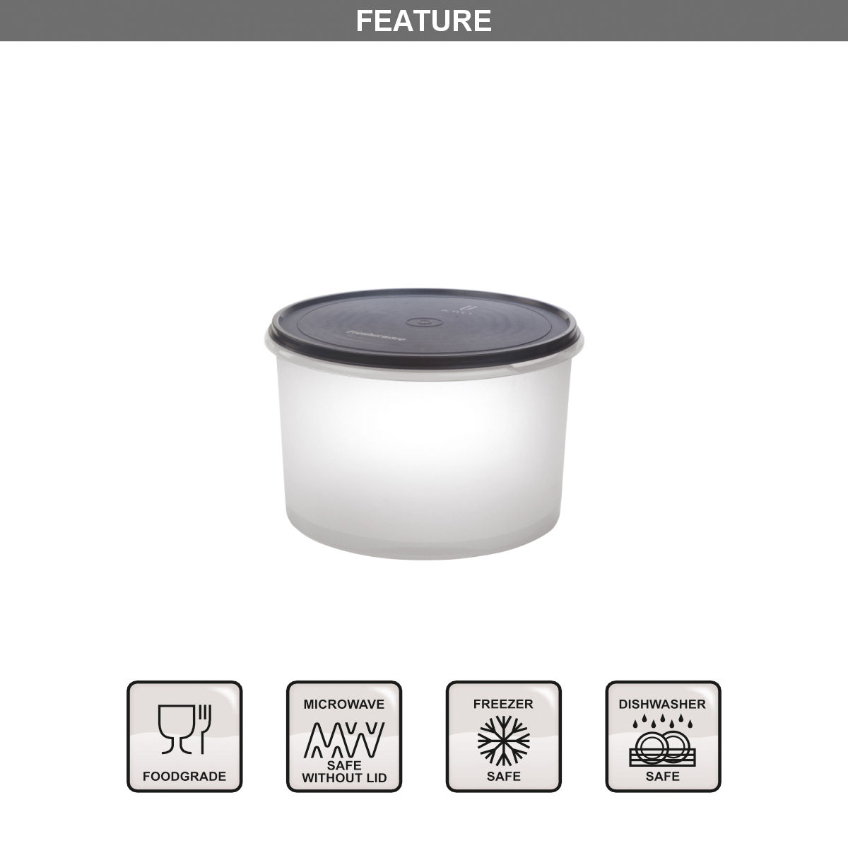 Joyo Fresherware Container Round 200 (1 Piece)