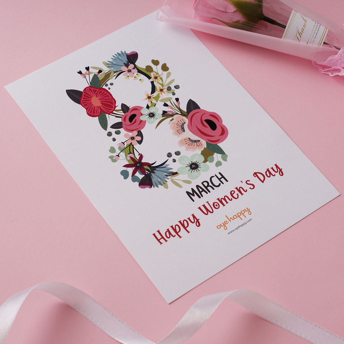 Oye Happy Happy Women's Day | Single Card