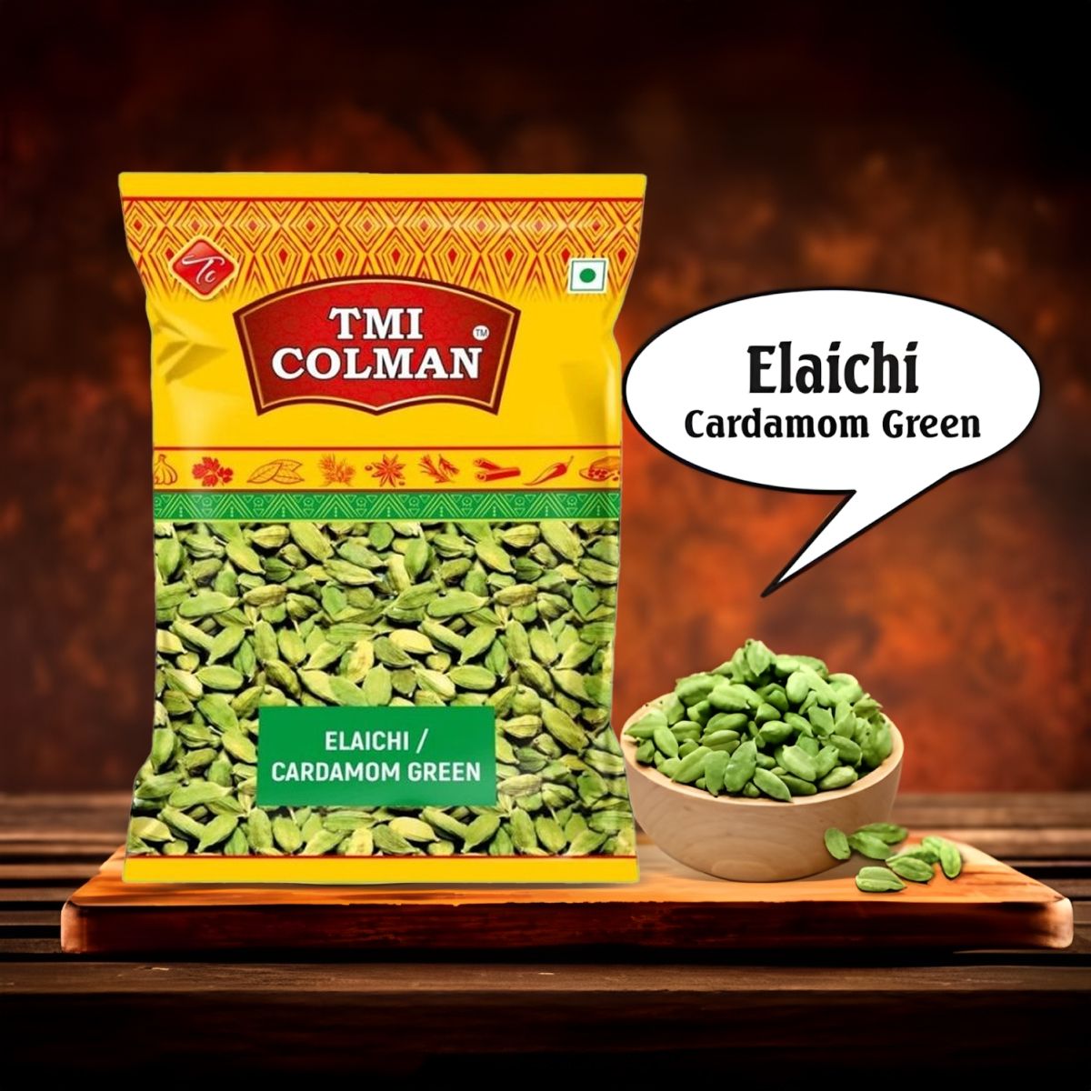 TMI Colman Elaichi Cardamom Green