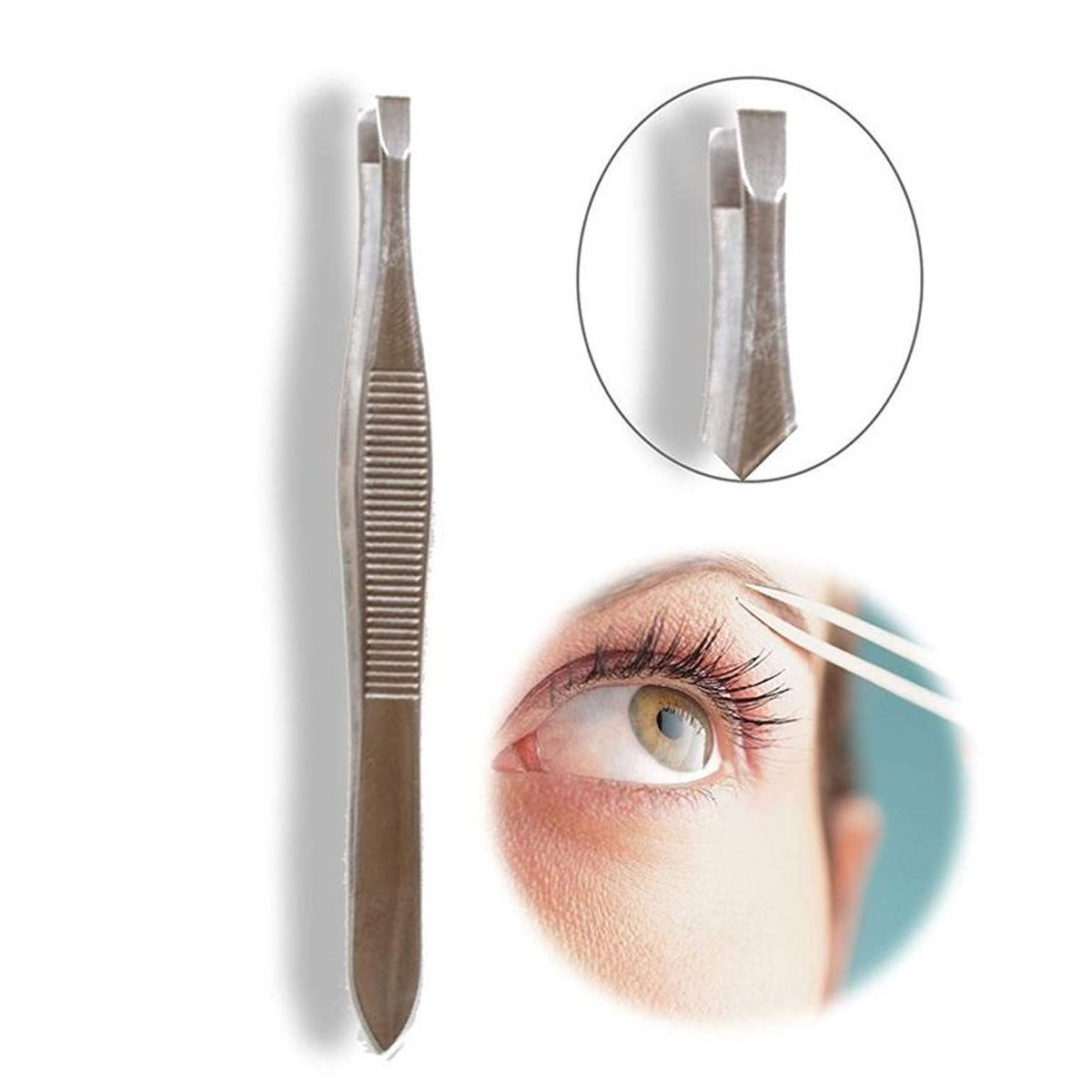 Beautiliss Tweezer Plucker with Square Tip