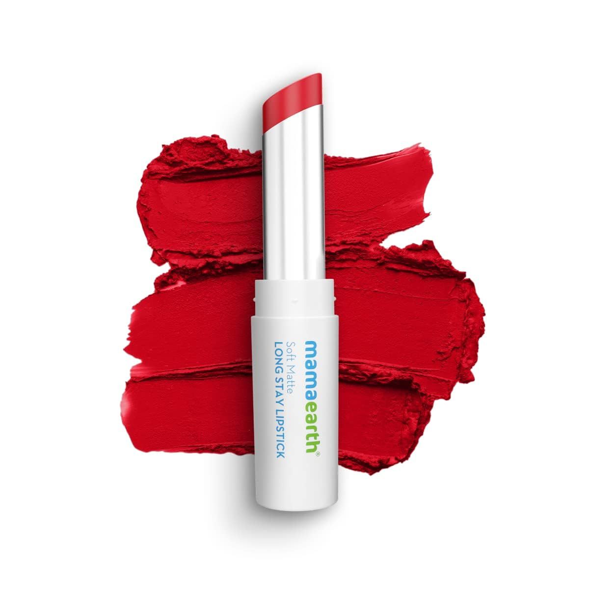 Mamaearth Soft Matte Lipstick - Ruby Red | Intense Color Payoff 3.5 g Combo