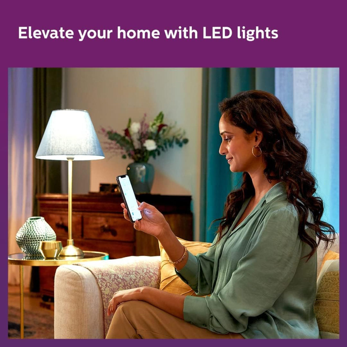 Philips Wiz 9 Watts WiFi Enabled Smart 9 W Led Bulb | B22 Base Holder