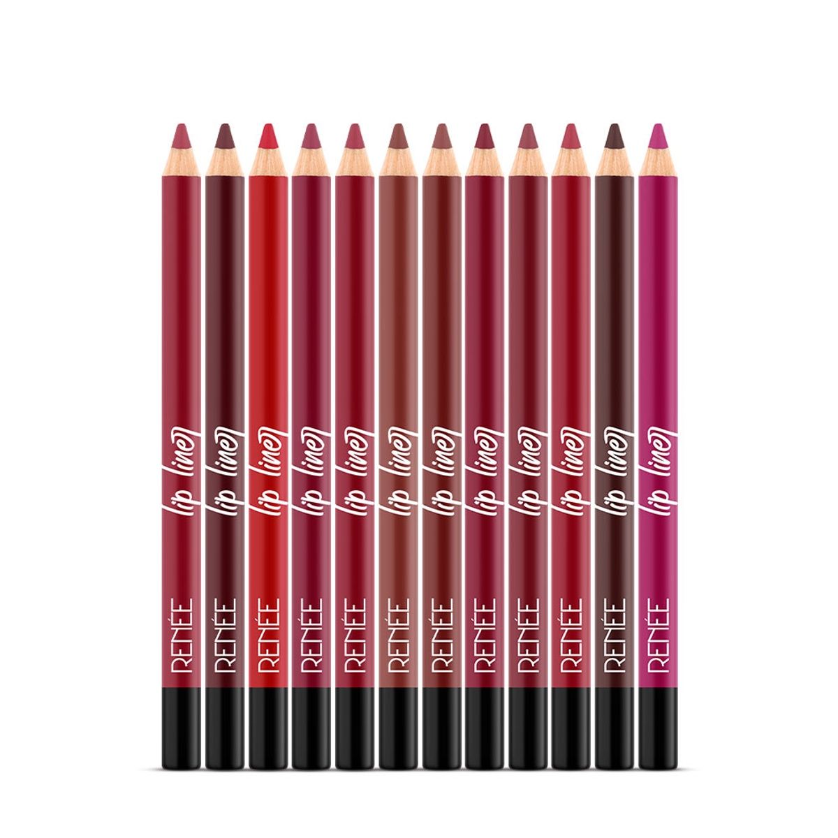 Renee Define Matte Lip Liner | Set of 12